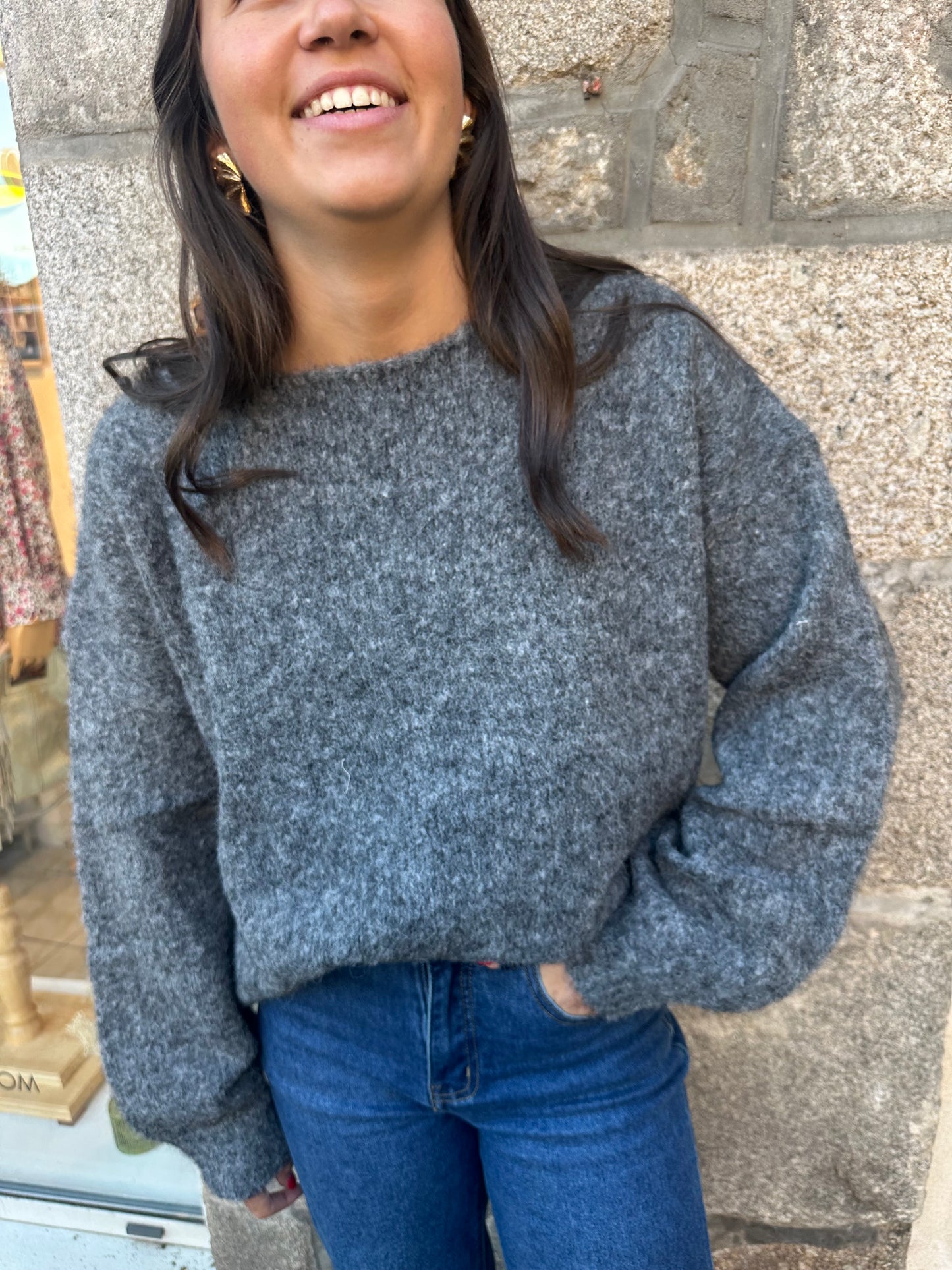 Pull tout doux gris ♡