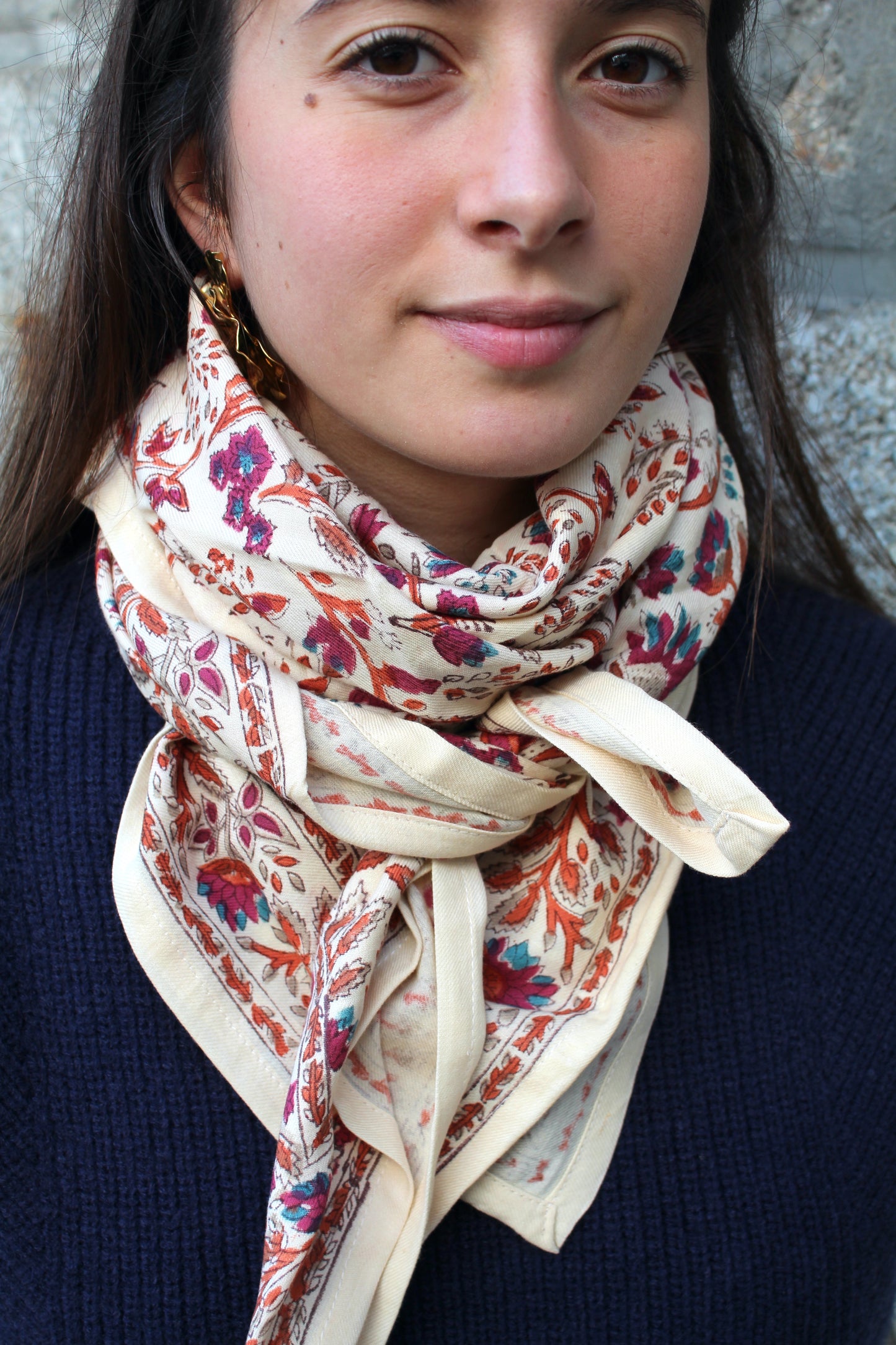 Foulard indien (grand format) ♡ Rhapsody Améthyste