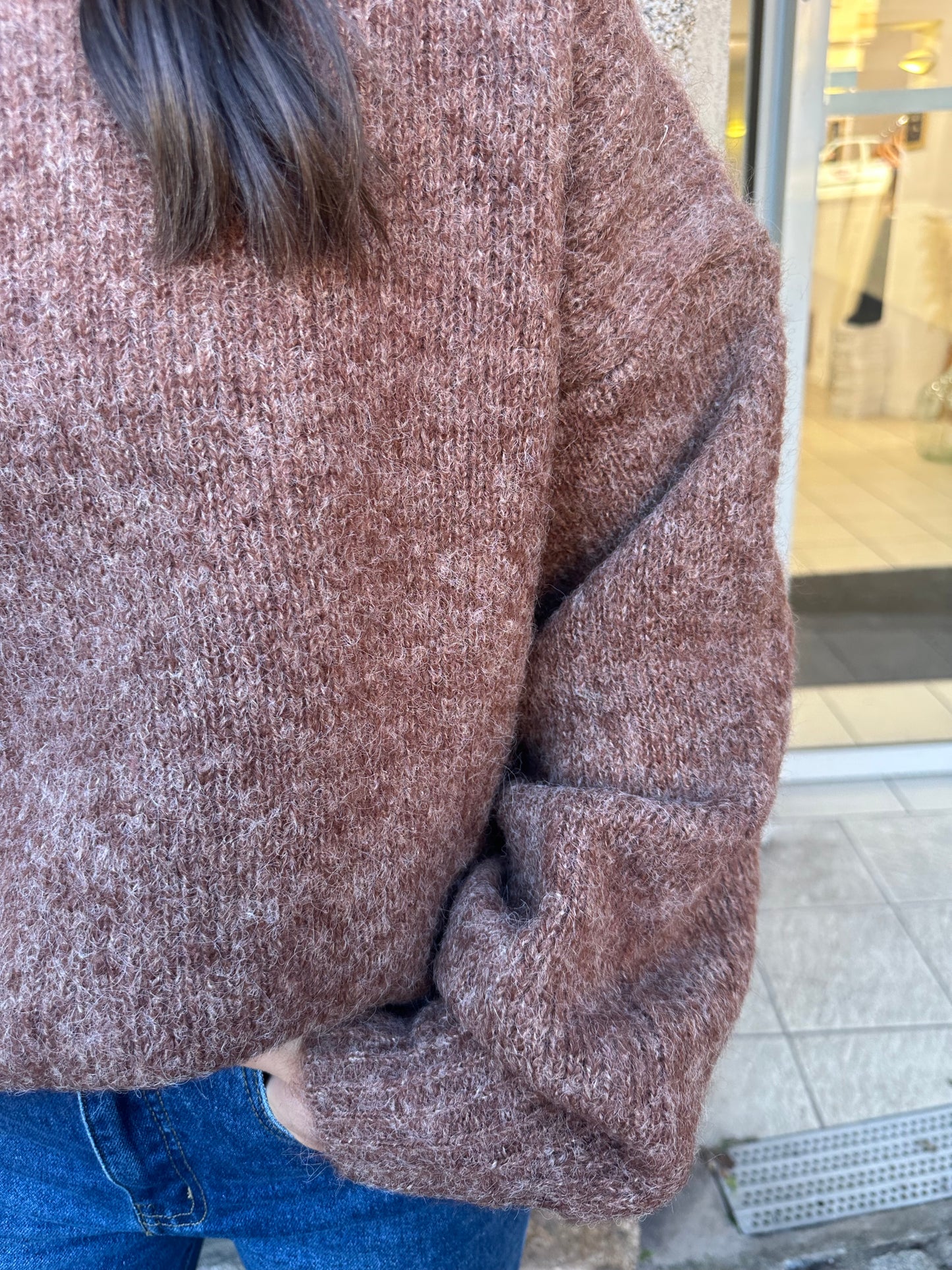 Pull tout doux chocolat ♡