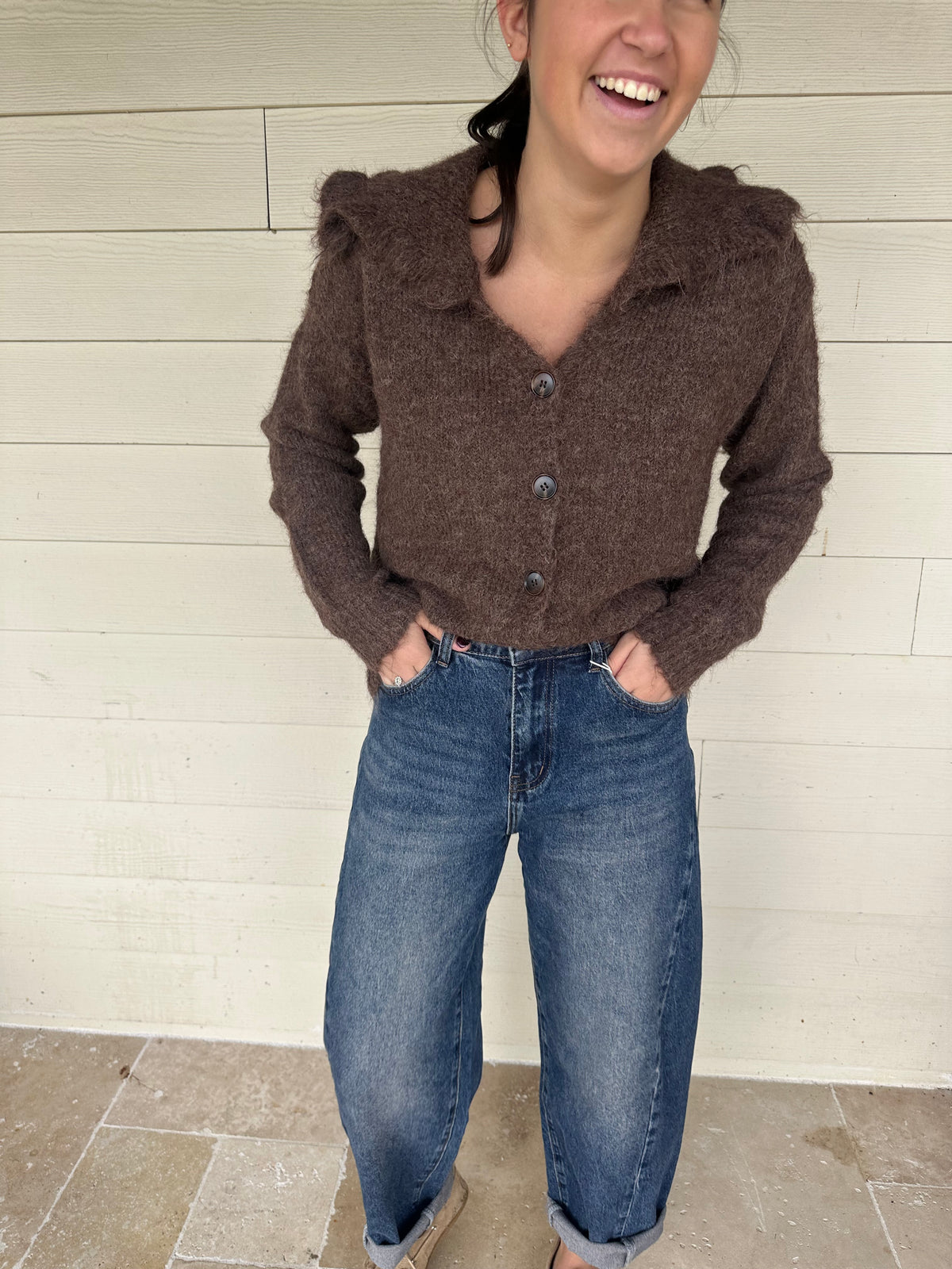 Veste doudou chocolat originale