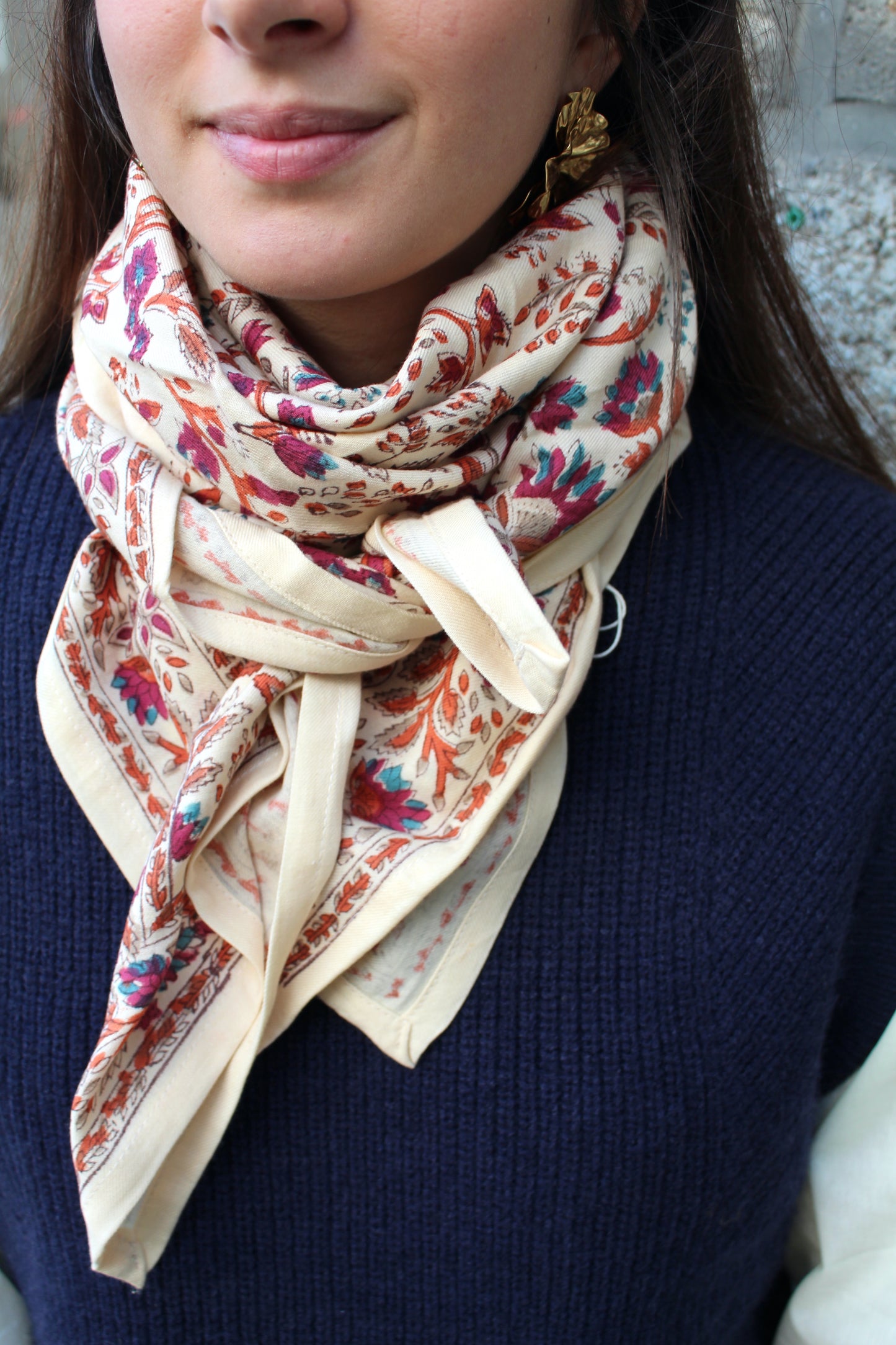 Foulard indien (grand format) ♡ Rhapsody Améthyste