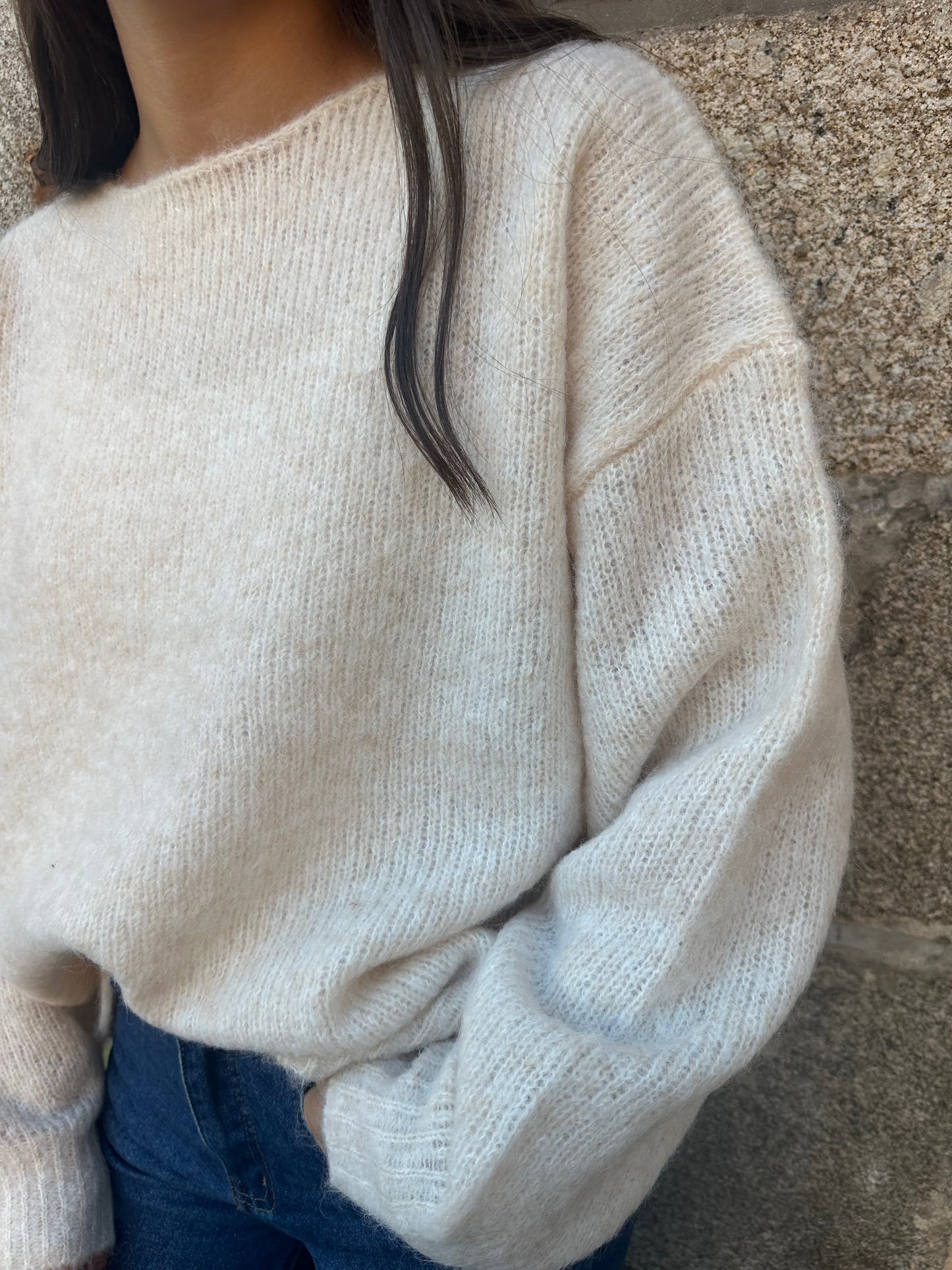 Pull tout doux beige ♡