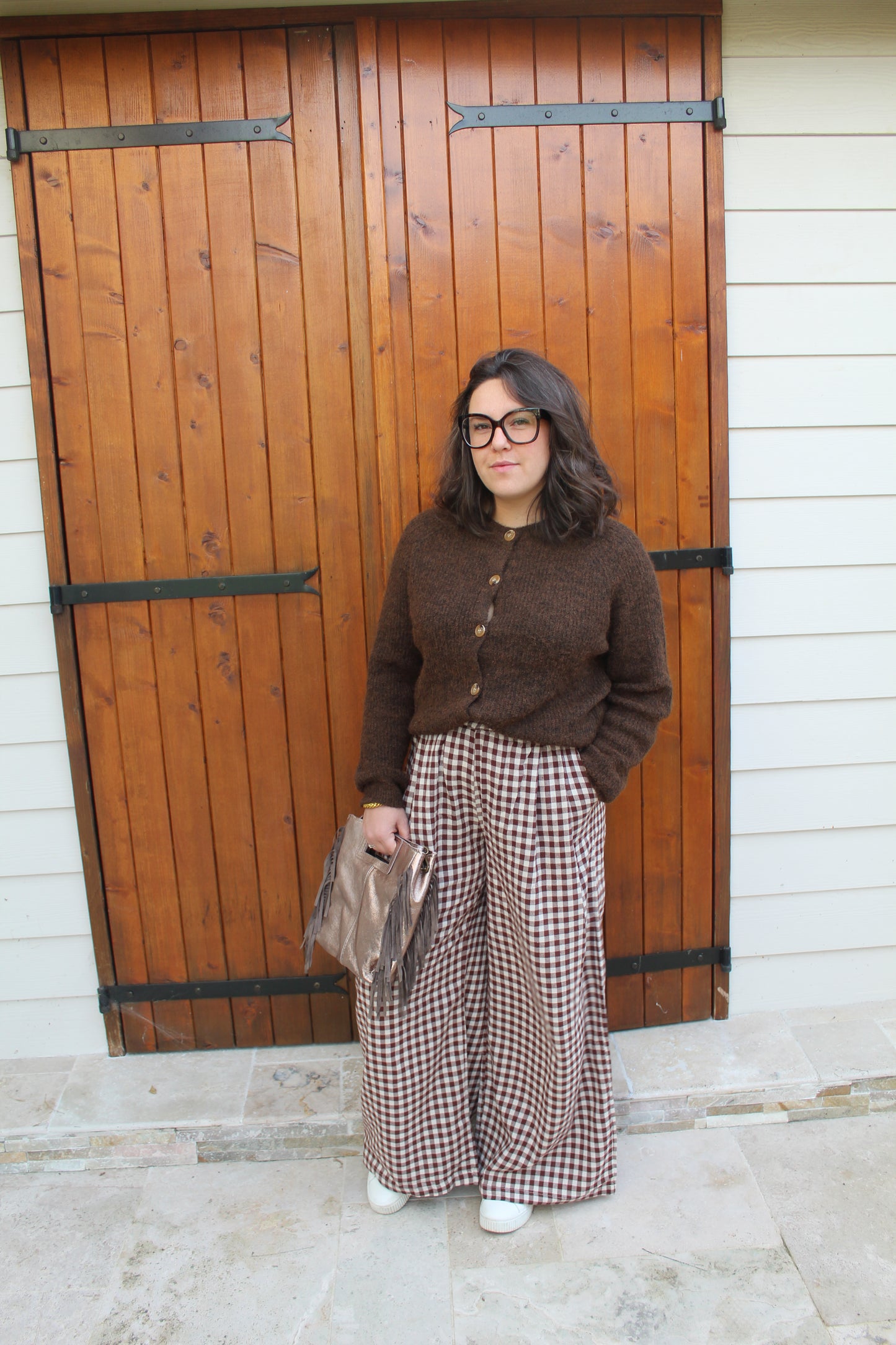 Pantalon vichy choco ♡