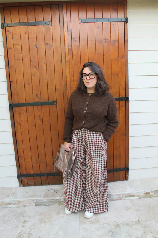 Pantalon vichy choco ♡
