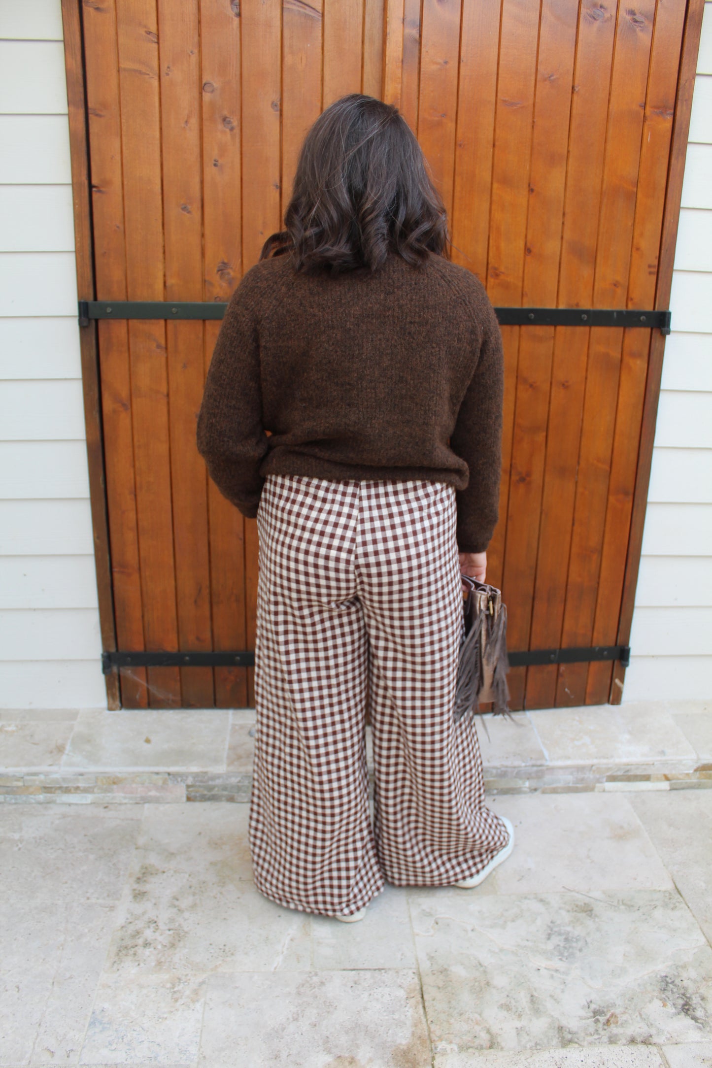 Pantalon vichy choco ♡