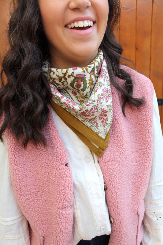 Foulard indien (petit format) ♡ Mina Jaspe