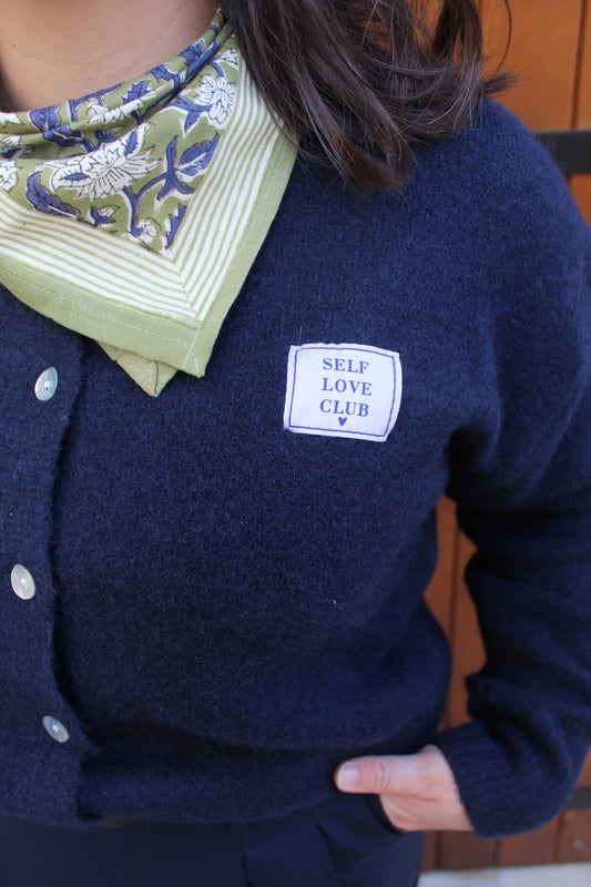 Pull marine "SELF LOVE CLUB" ♡