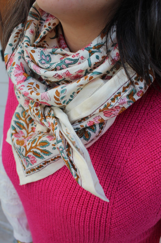 Foulard indien (grand format) ♡ Rhapsody Confetti