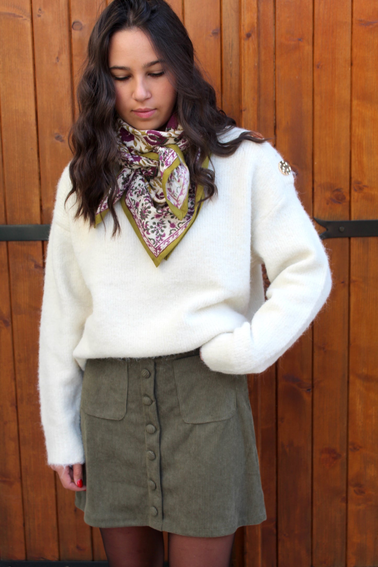 Pull blanc ♡