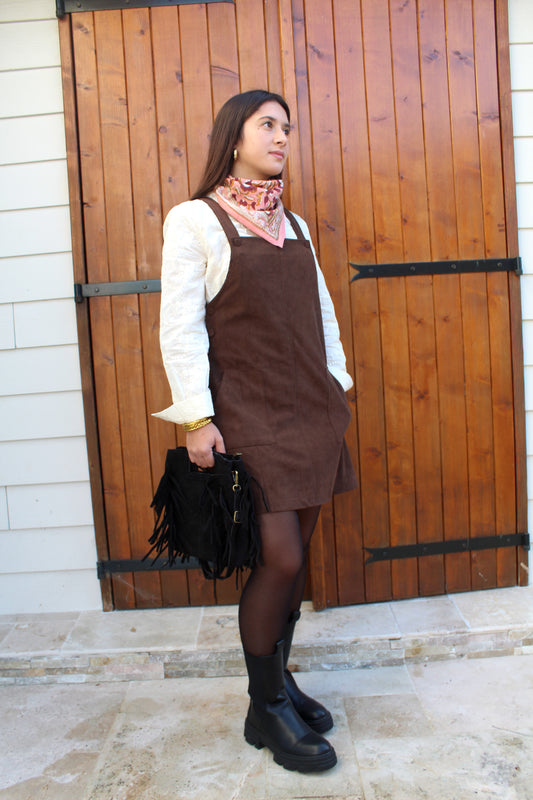 Robe salopette choco ♡