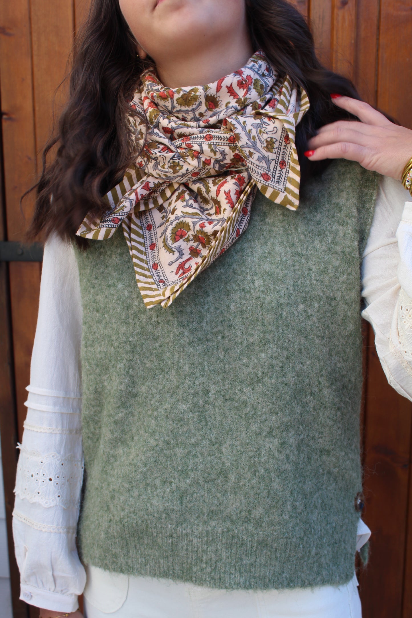 Foulard indien (grand format) ♡ Daisy