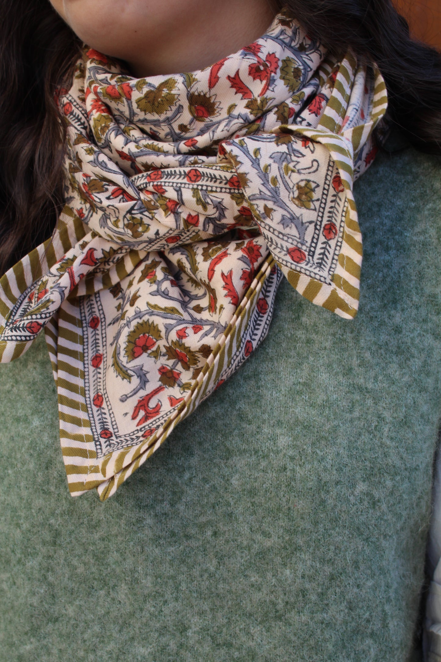 Foulard indien (grand format) ♡ Daisy
