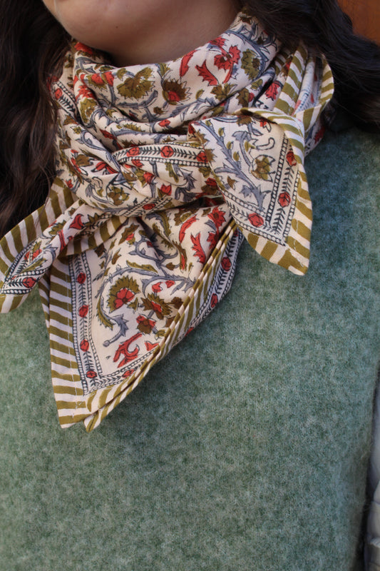 Foulard indien (grand format) ♡ Daisy