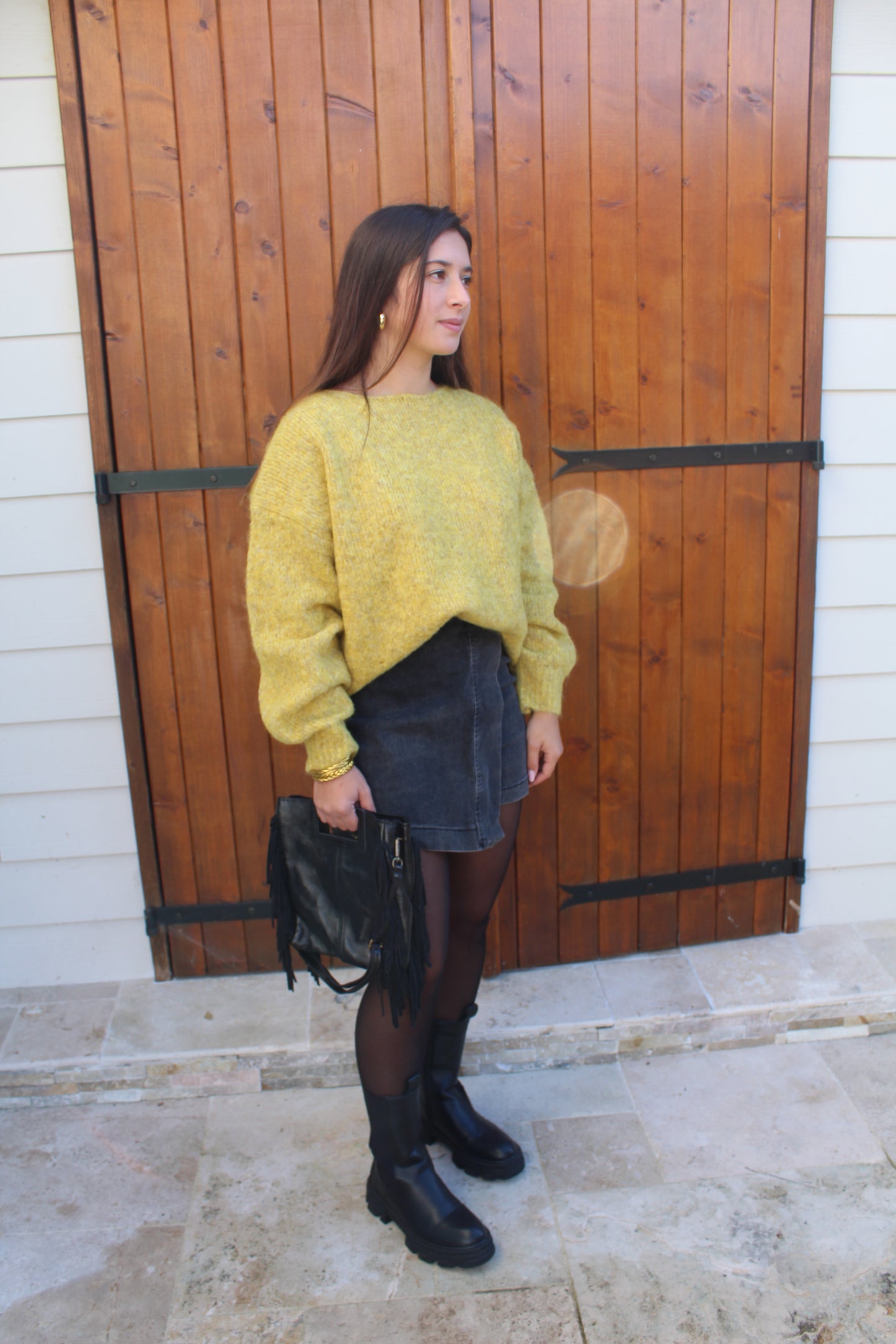 Jupe short grise ♡
