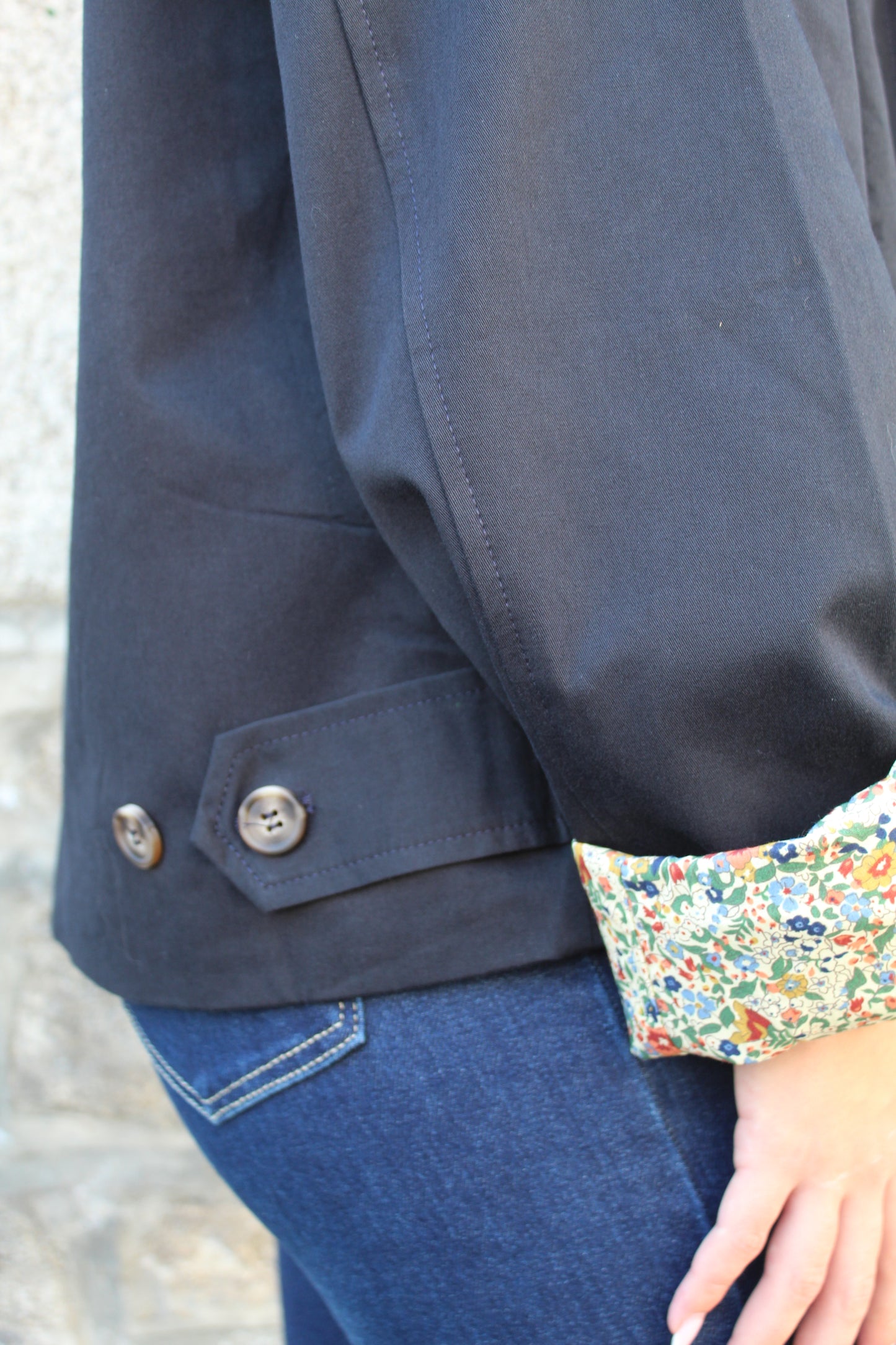 Trench court bleu marine ♡