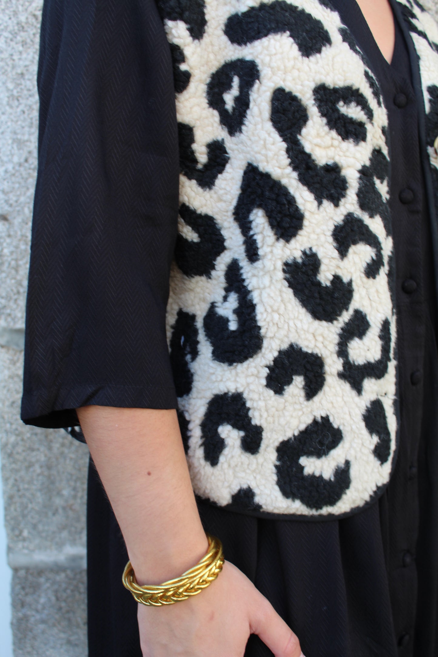 Veste sans manches  léopard ♡