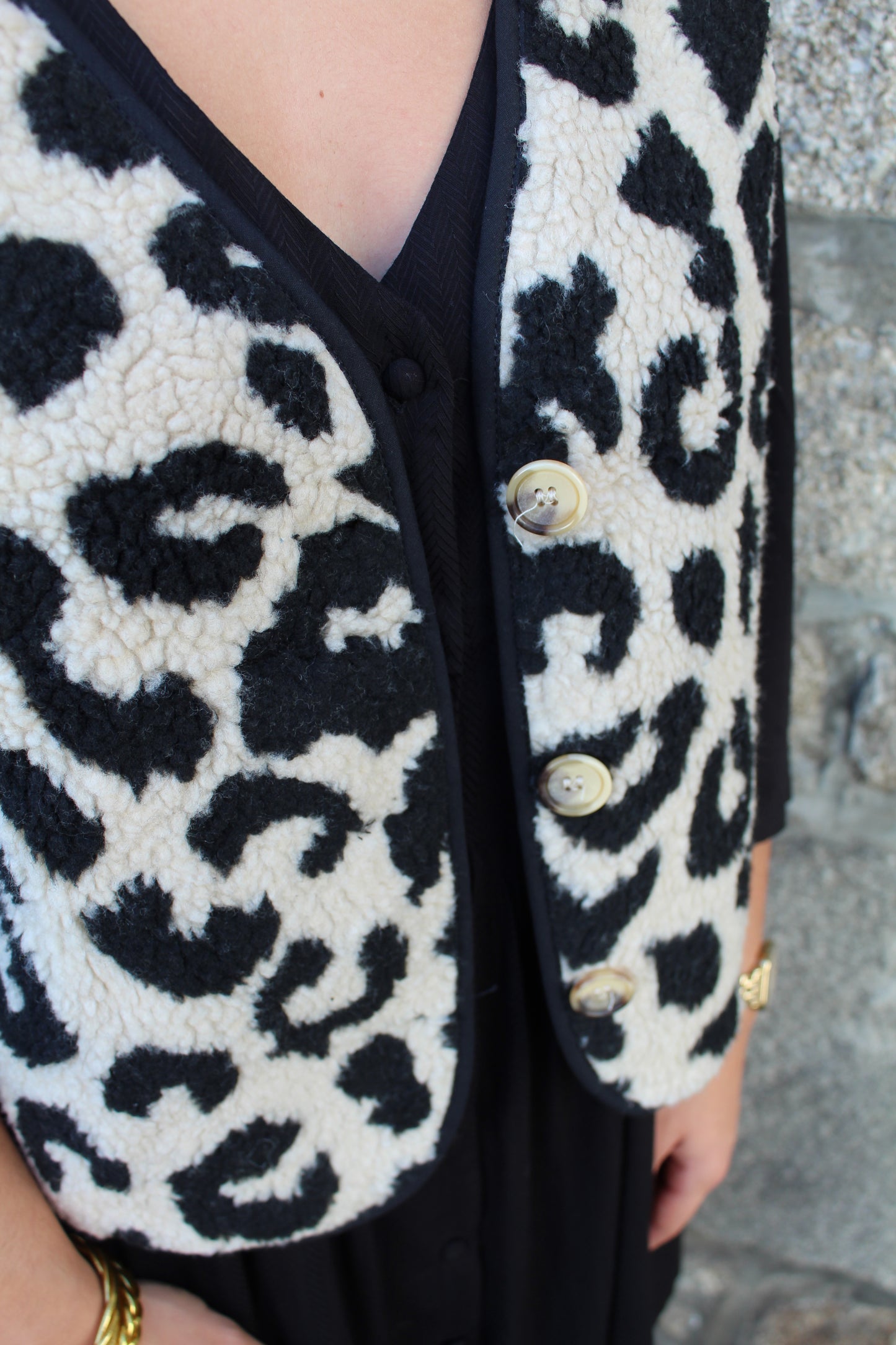 Veste sans manches  léopard ♡