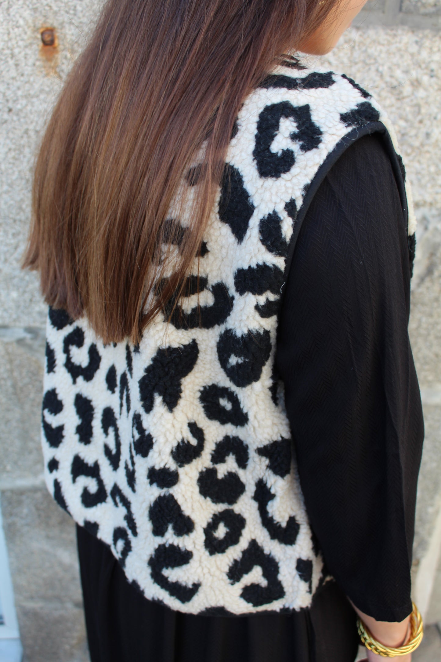 Veste sans manches  léopard ♡