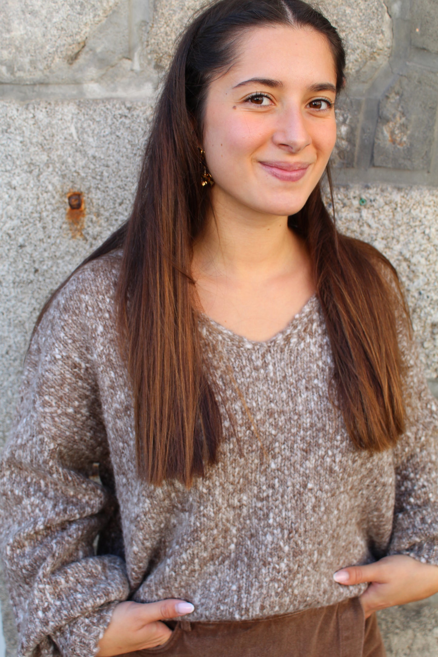 Pull café Chiné ♡