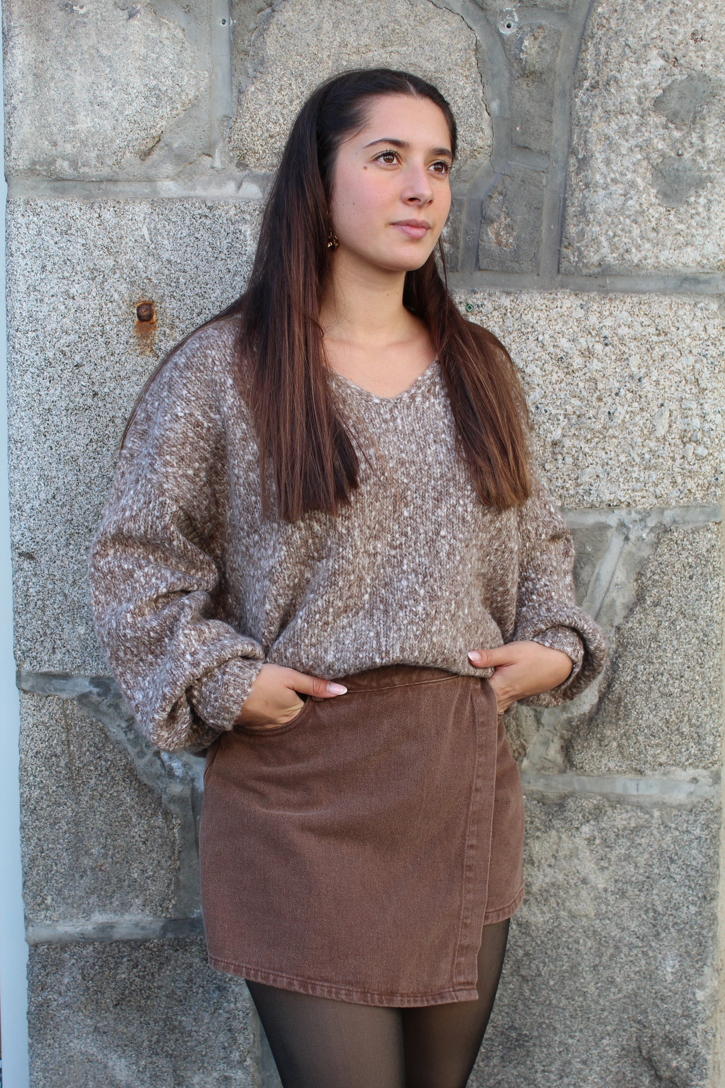 Pull café Chiné ♡