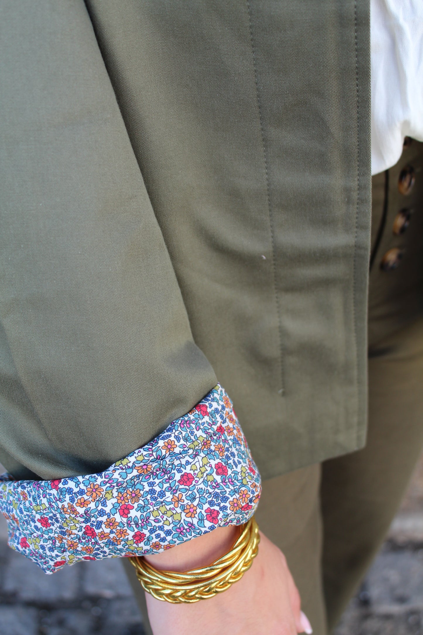 Trench court kaki ♡