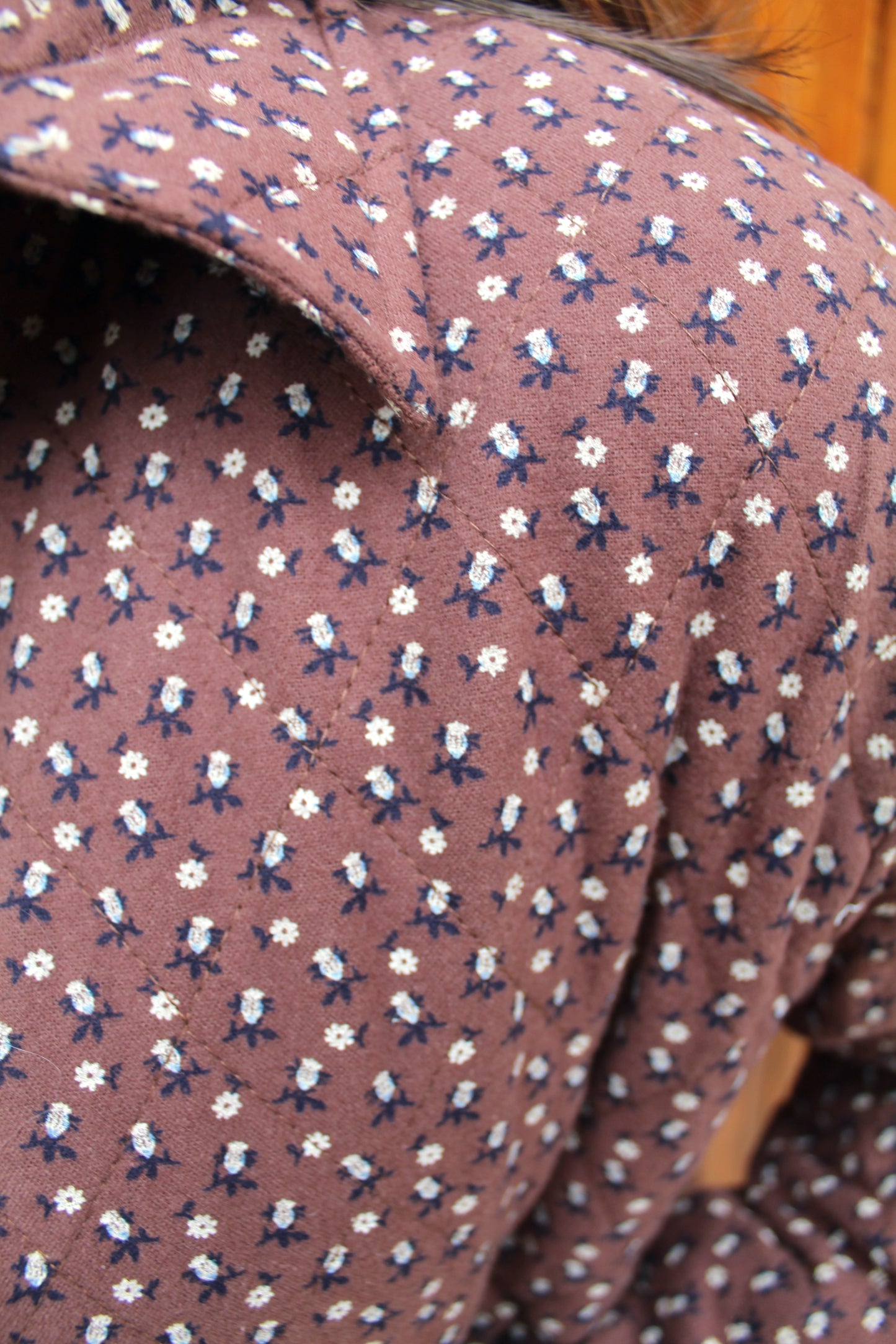 Veste matelassée fleurie ♡