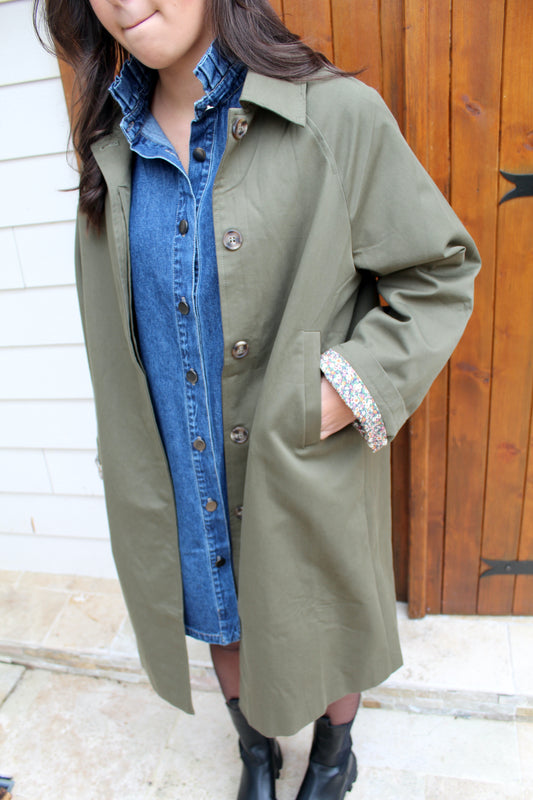 Trench midi kaki ♡