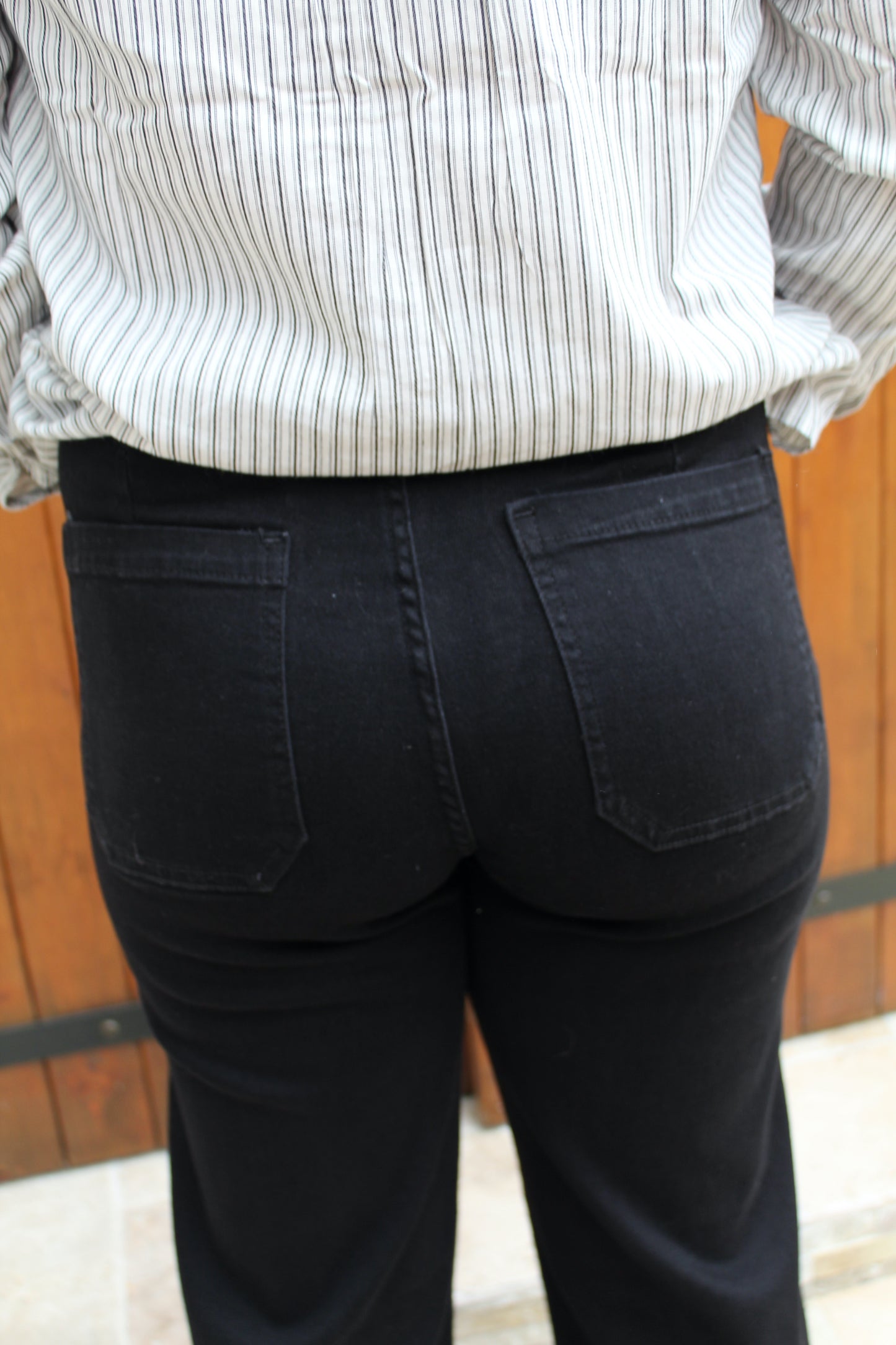 Jean Wide leg noir ♡