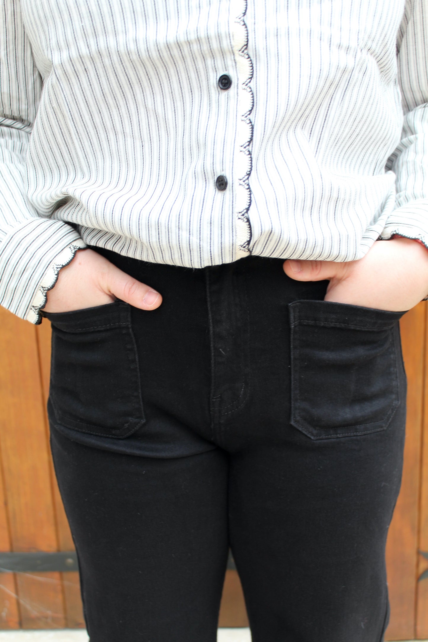 Jean Wide leg noir ♡