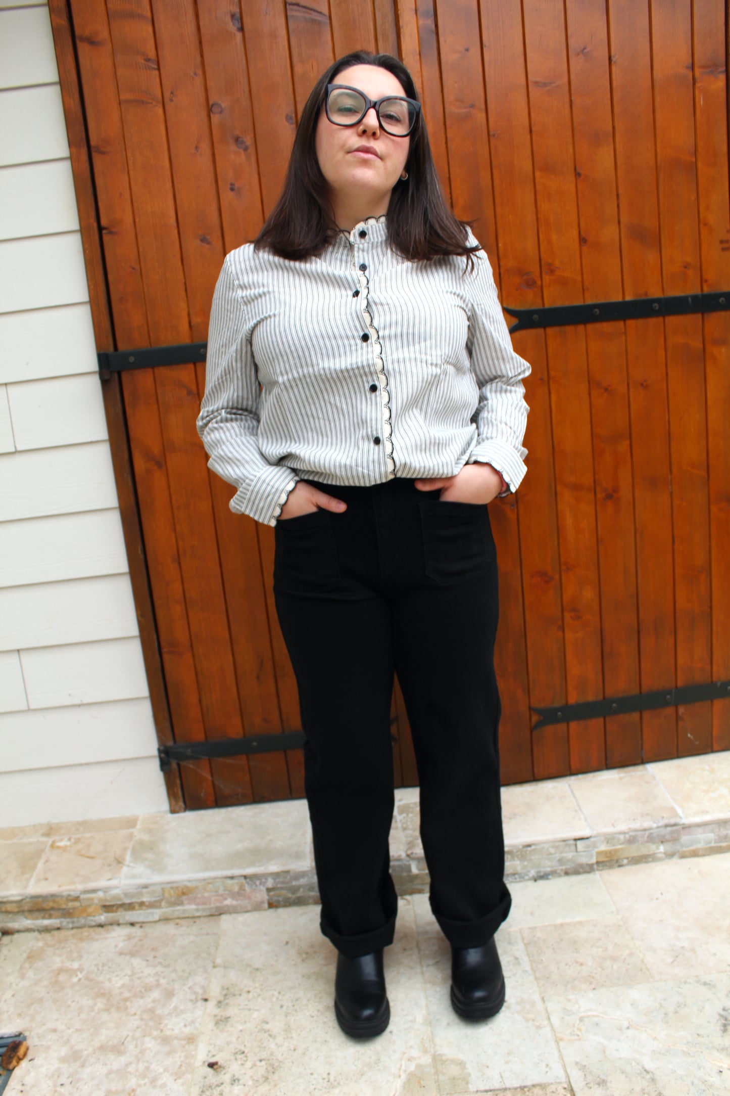 Jean Wide leg noir ♡