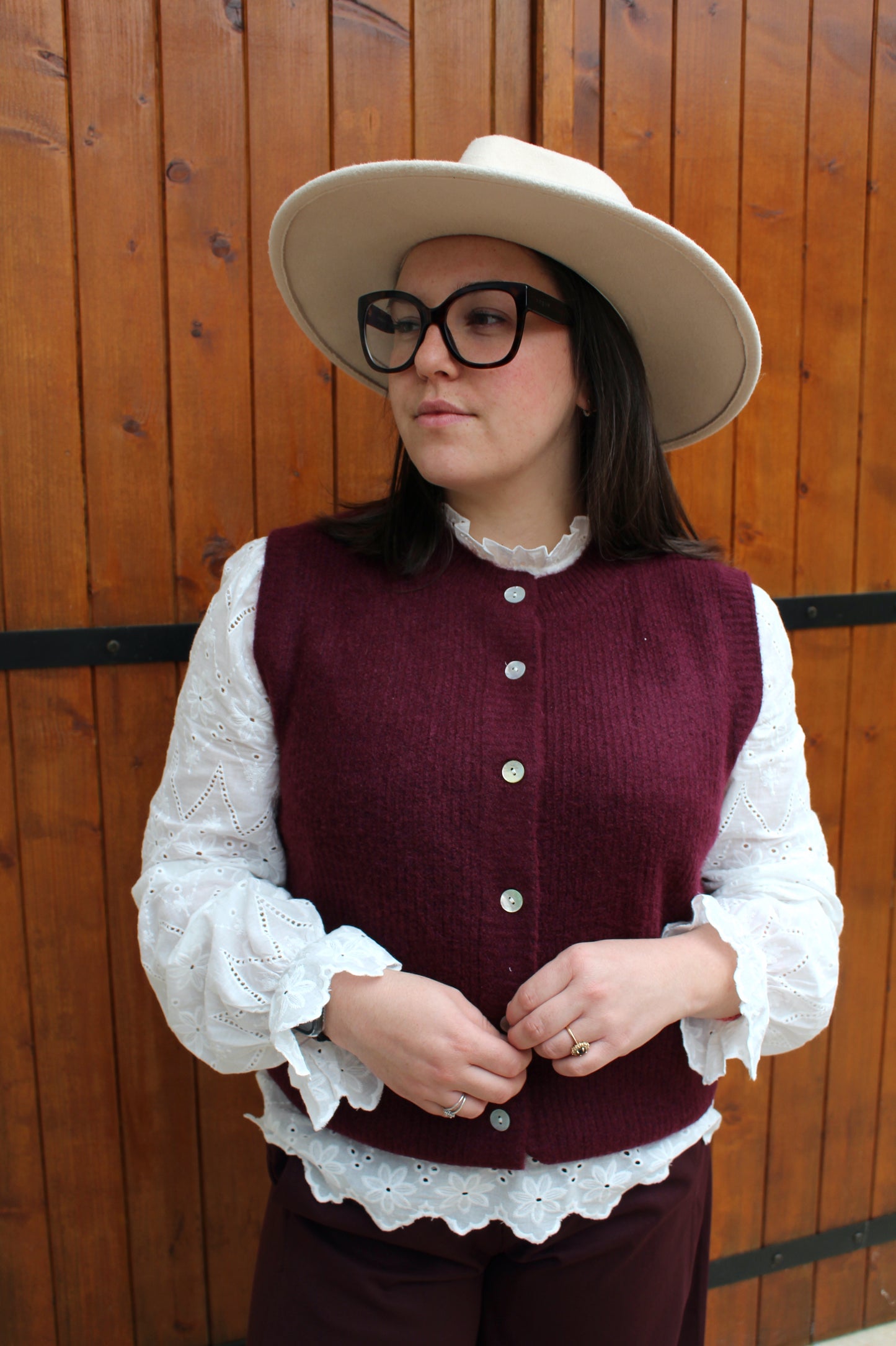 Pull S/manches prune ♡