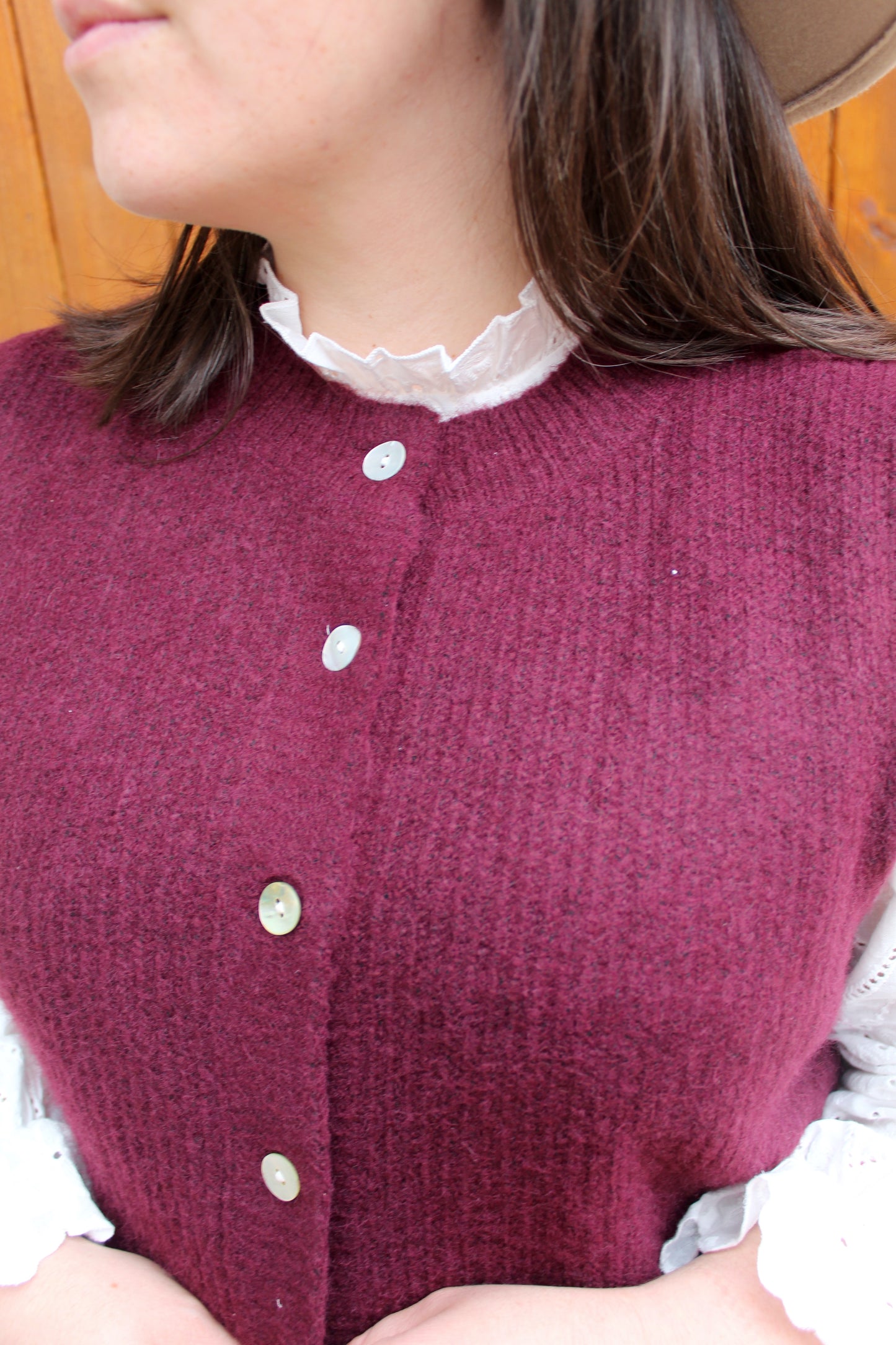 Pull S/manches prune ♡