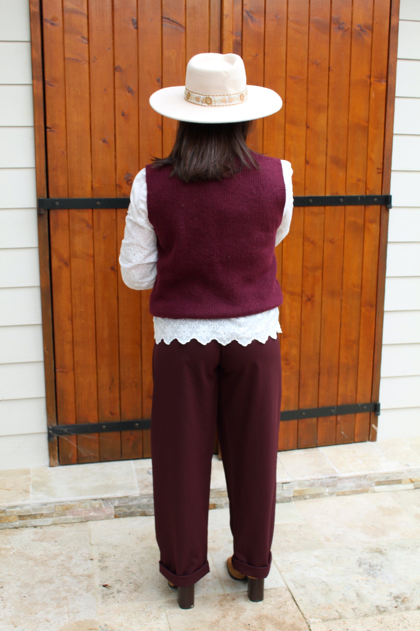 Pantalon ballon prune  ♡