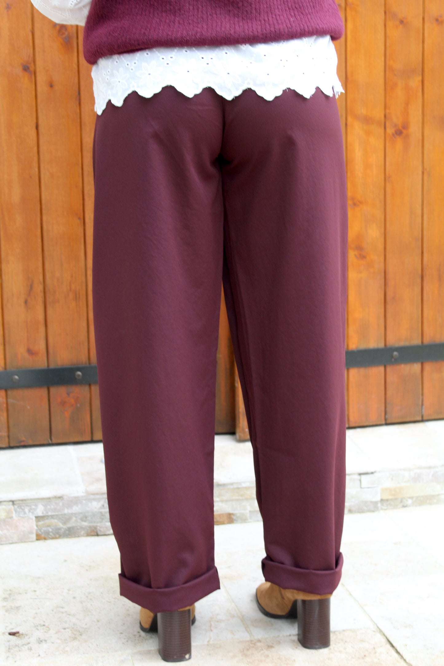 Pantalon ballon prune  ♡