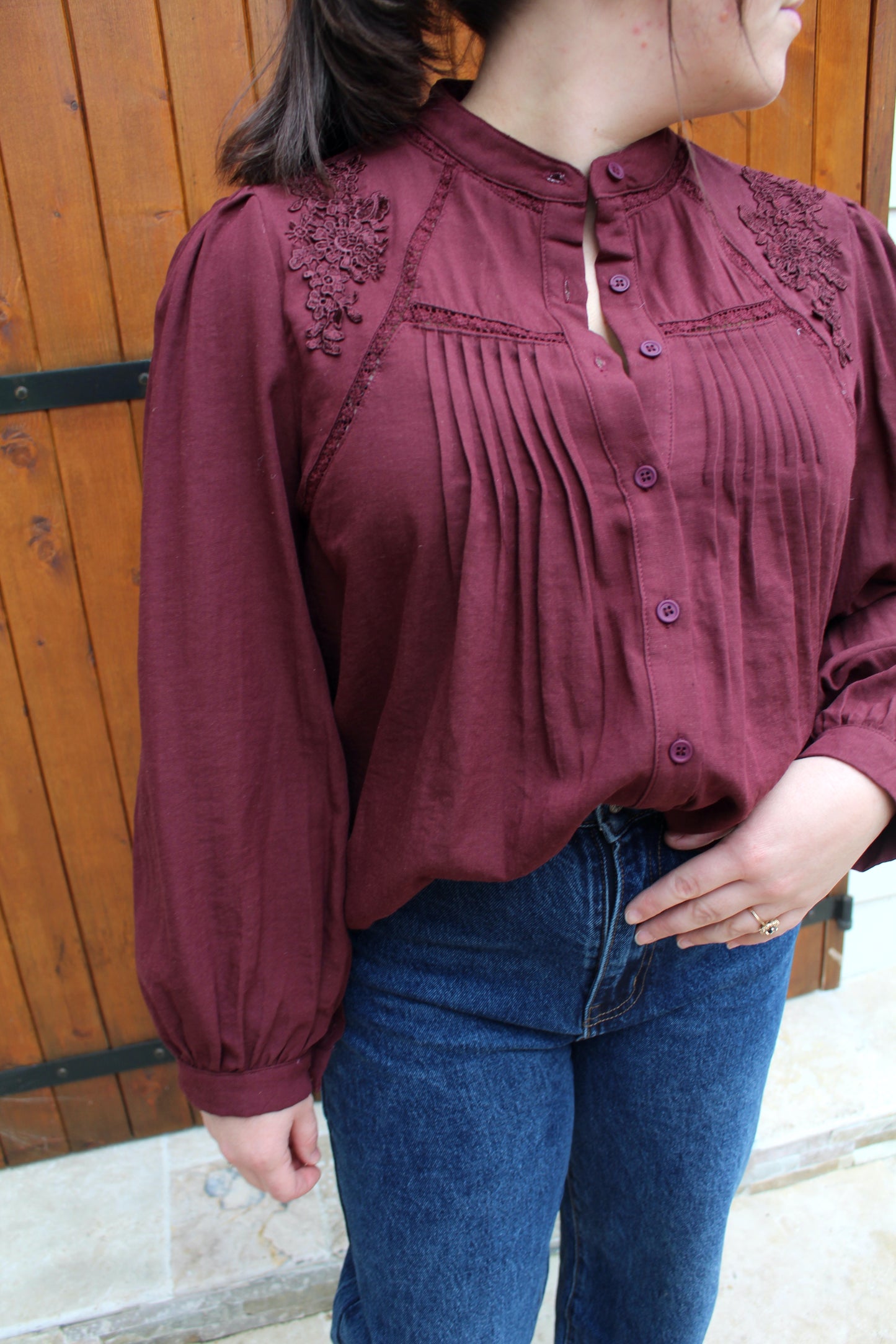 Blouse prune ♡