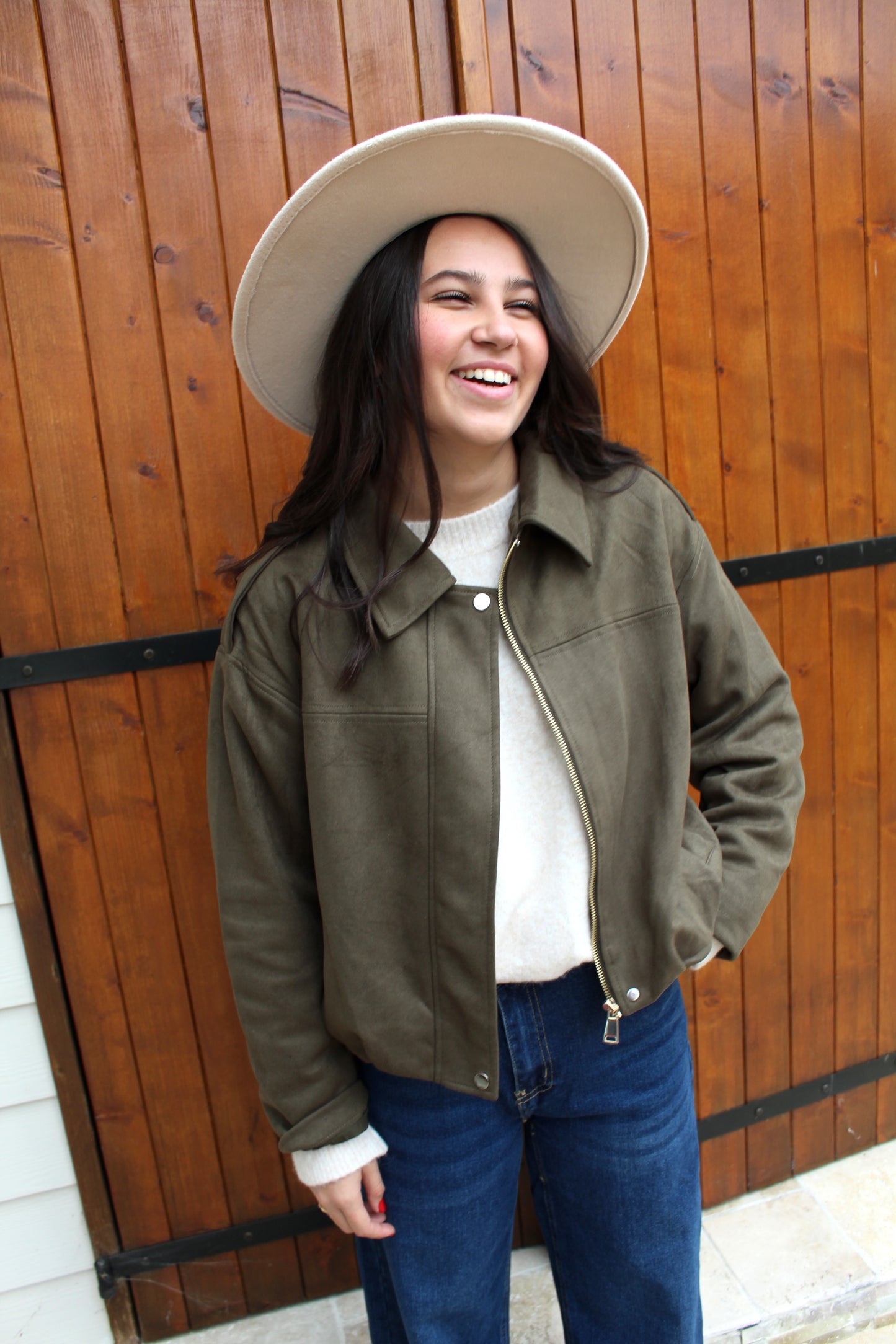 Veste ballon kaki ♡