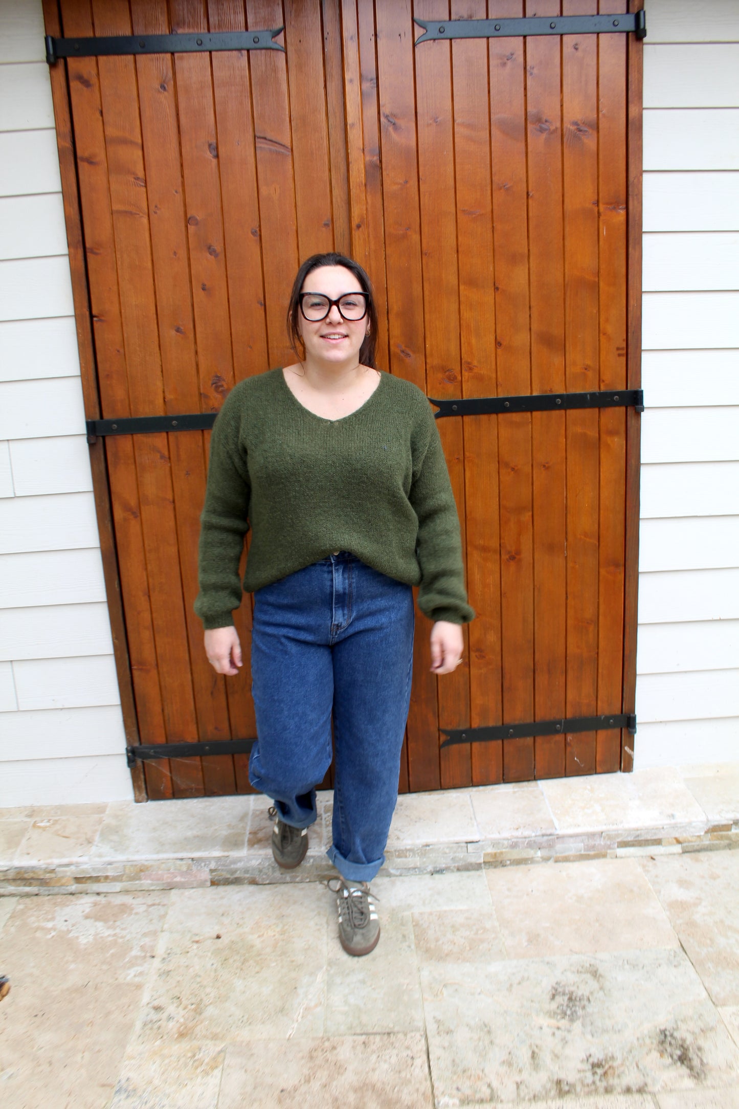 Pull tout doux kaki ♡