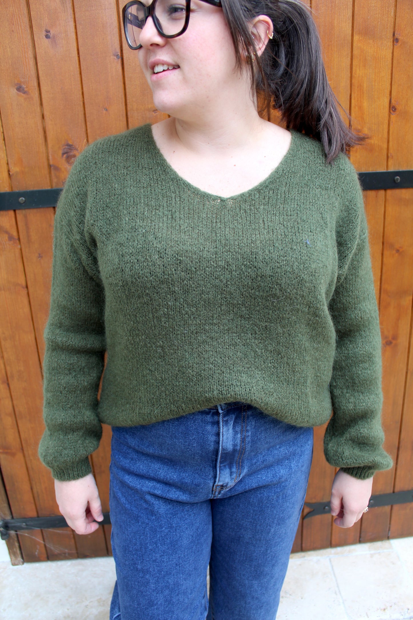 Pull tout doux kaki ♡