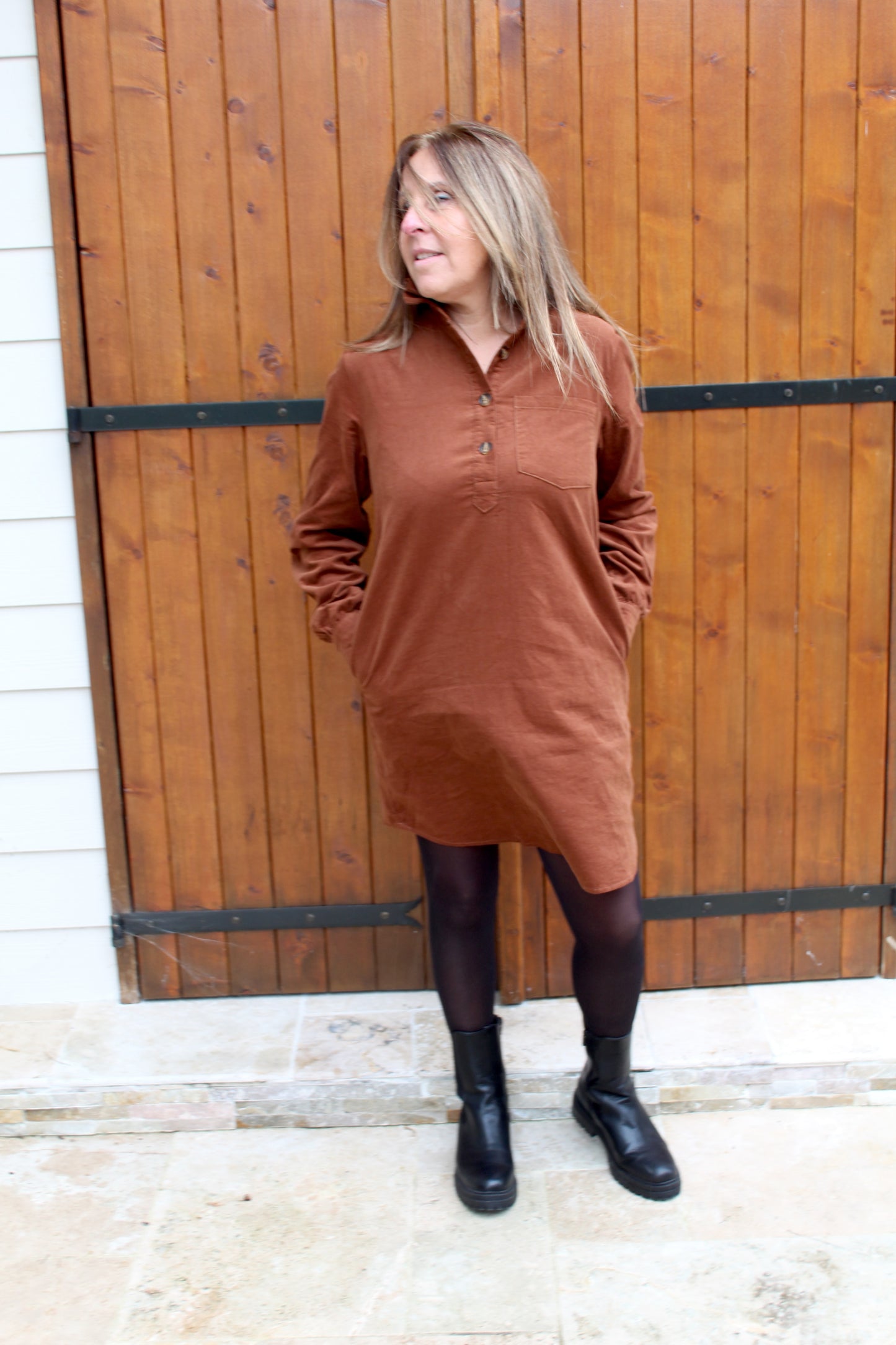 Robe velours chocolat ♡