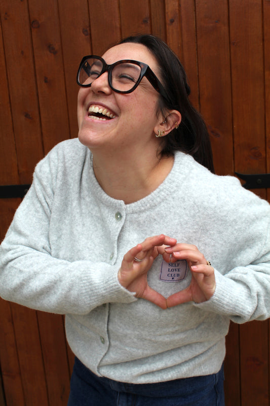 Pull gris SELF LOVE CLUB ♡