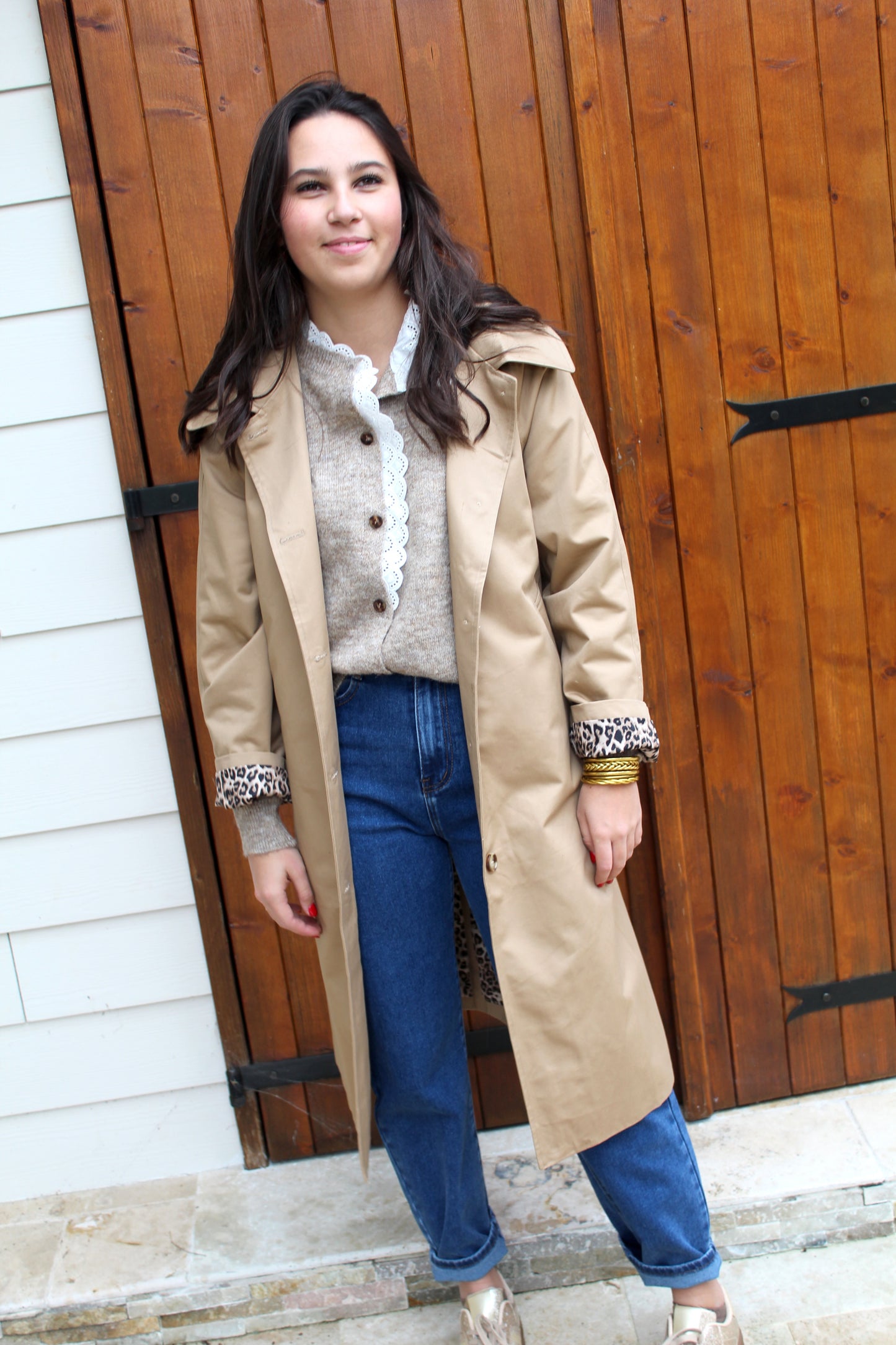 Trench long beige ♡
