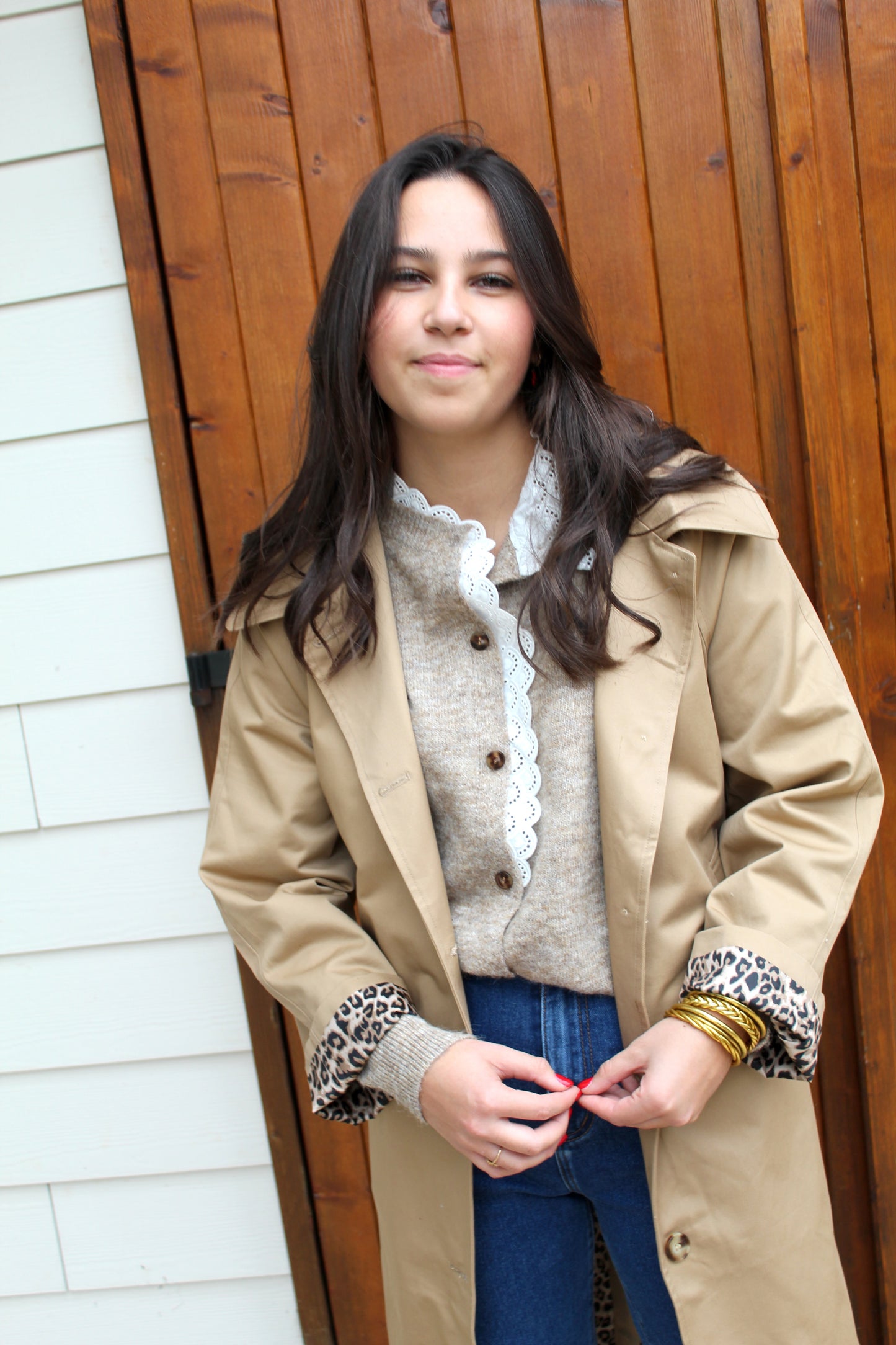 Trench long beige ♡