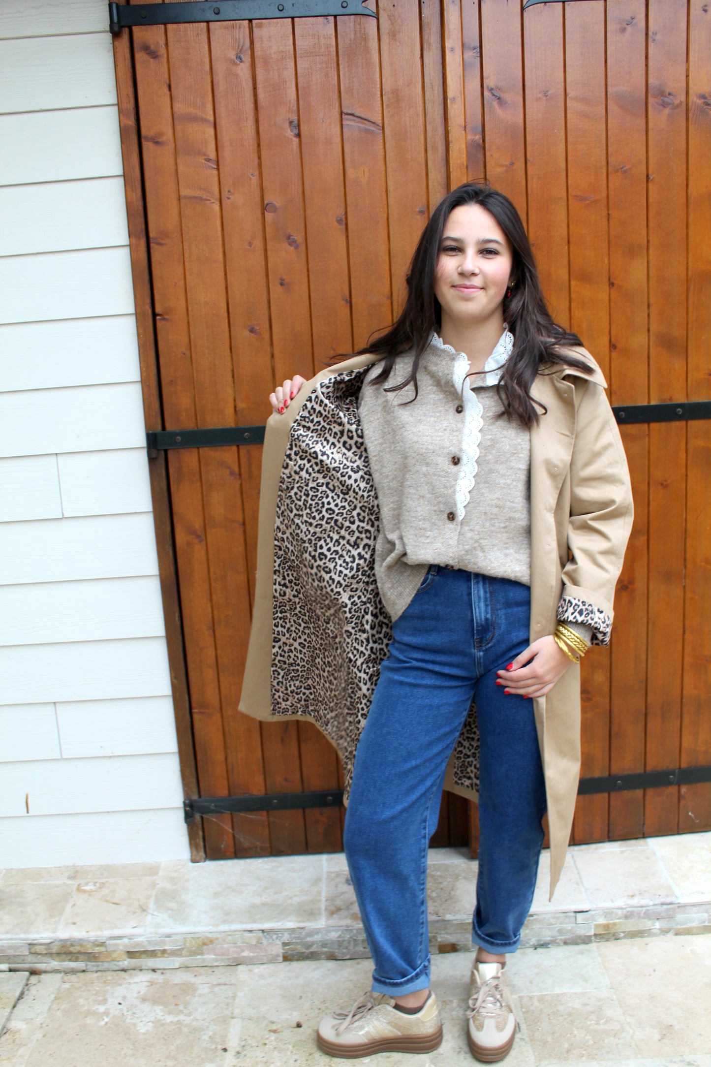 Trench long beige ♡