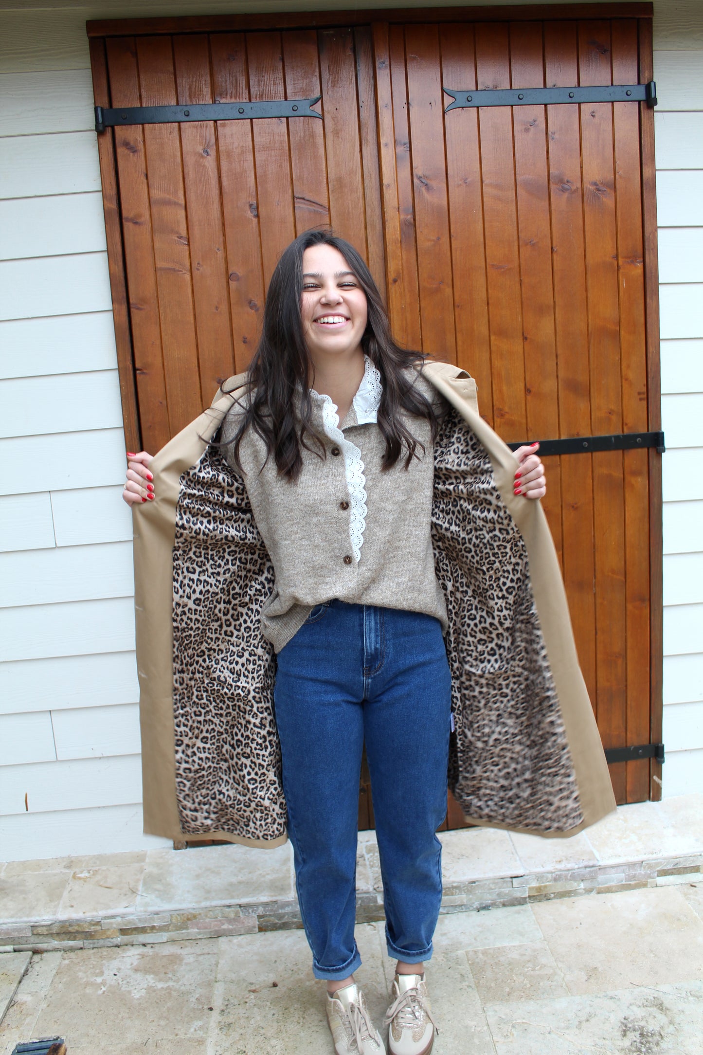 Trench long beige ♡