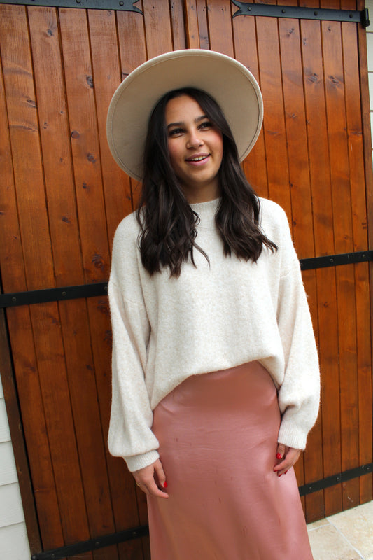 Pull tout doux blanc  ♡