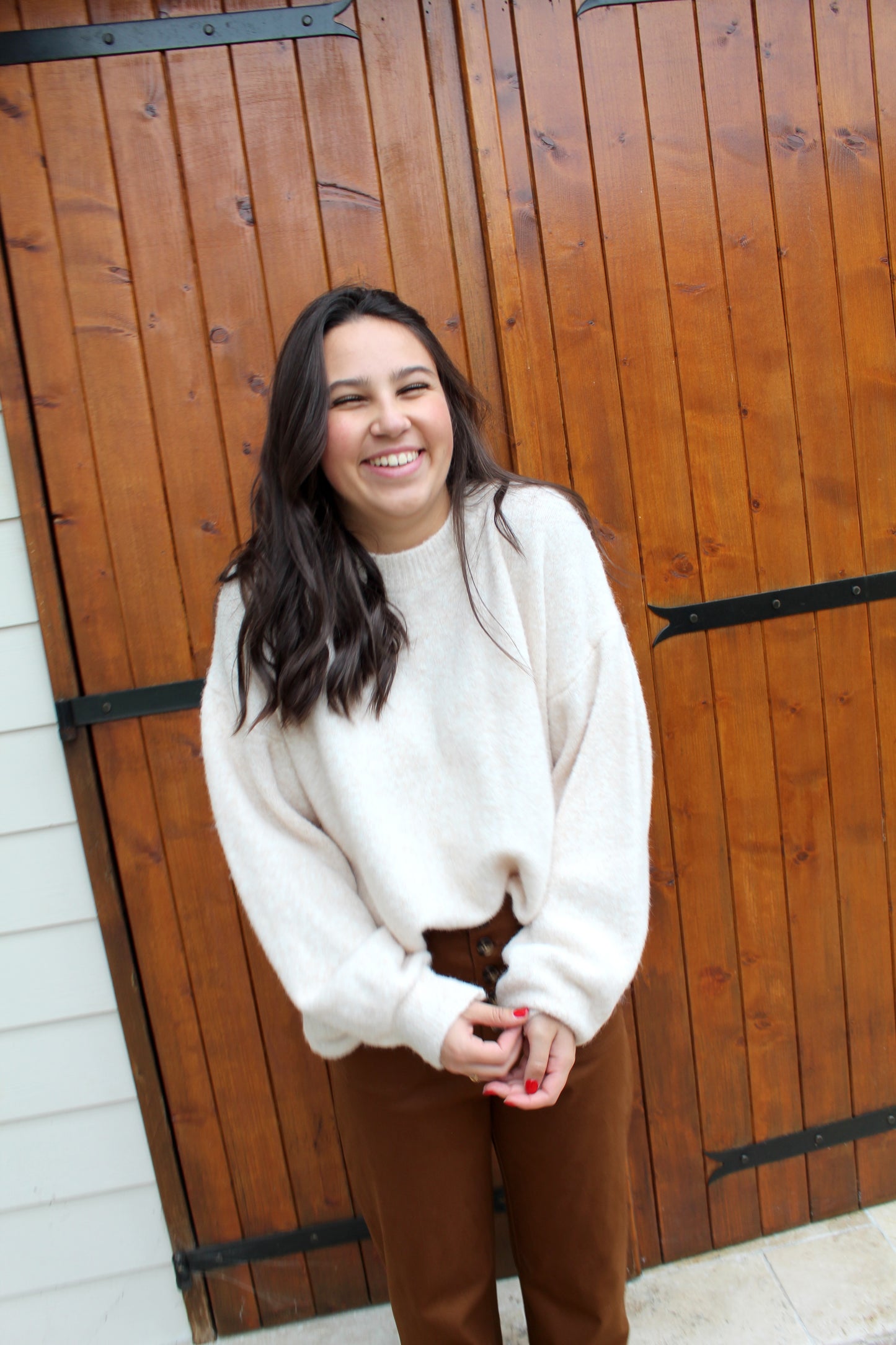 Pull tout doux blanc  ♡