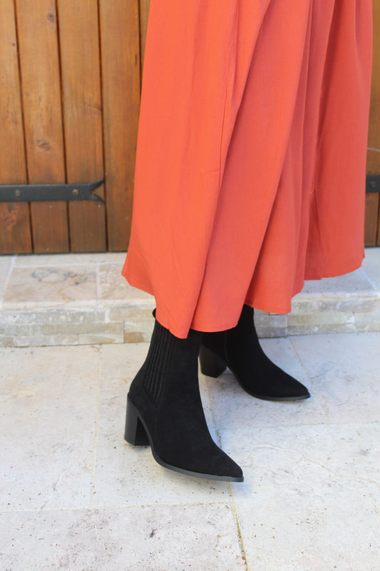 Bottines pointues noires ♡