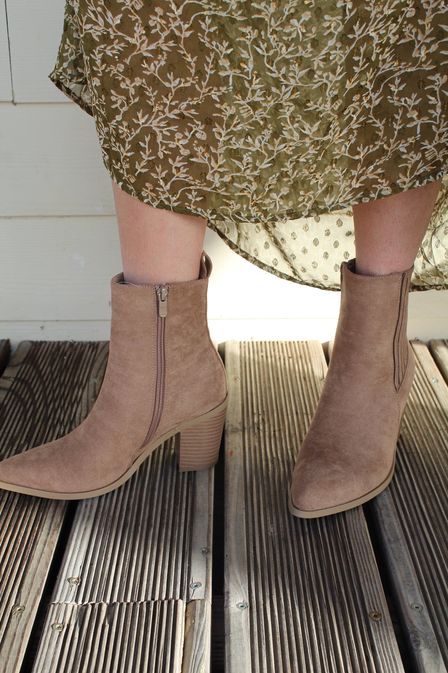 Bottines beige ♡
