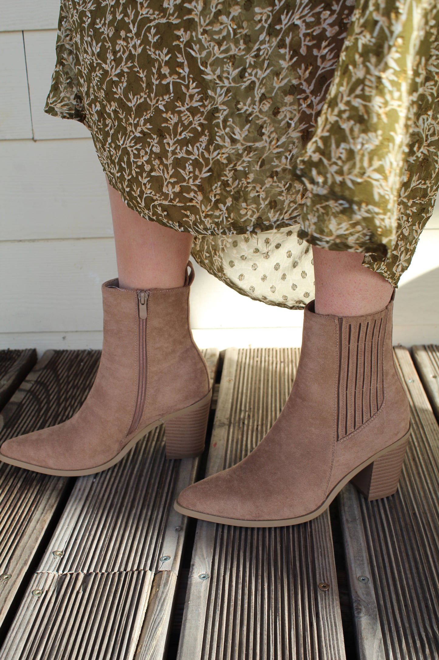 Bottines beige ♡