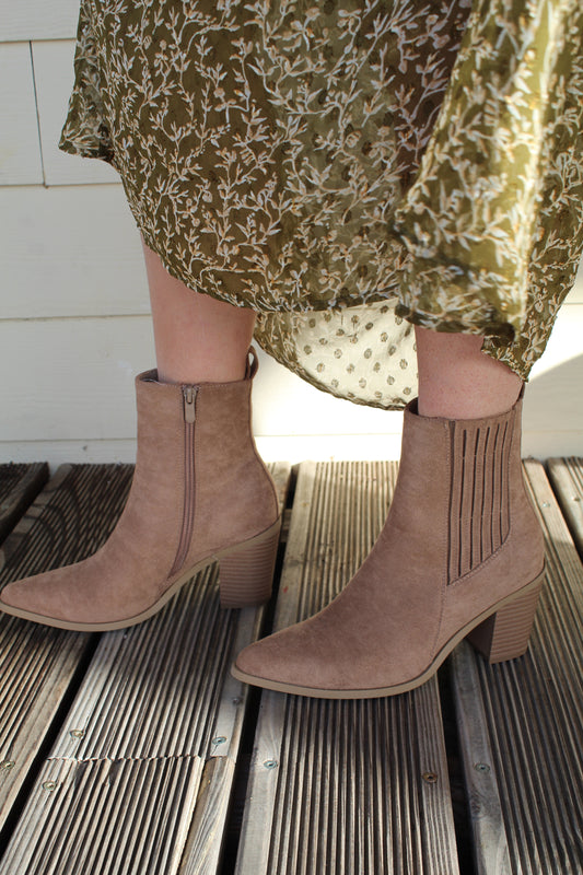 Bottines beige ♡